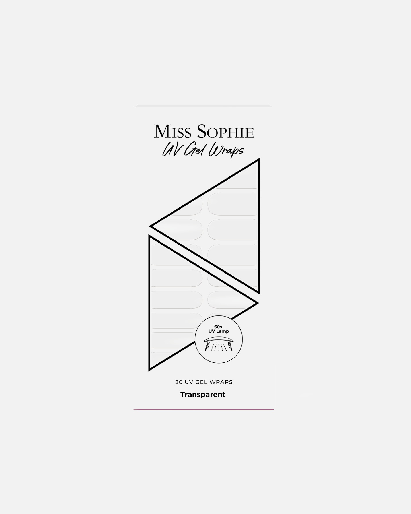 Autocollants pour les ongles pour UnisexeMiss SophieDefault Brand LineTransparent