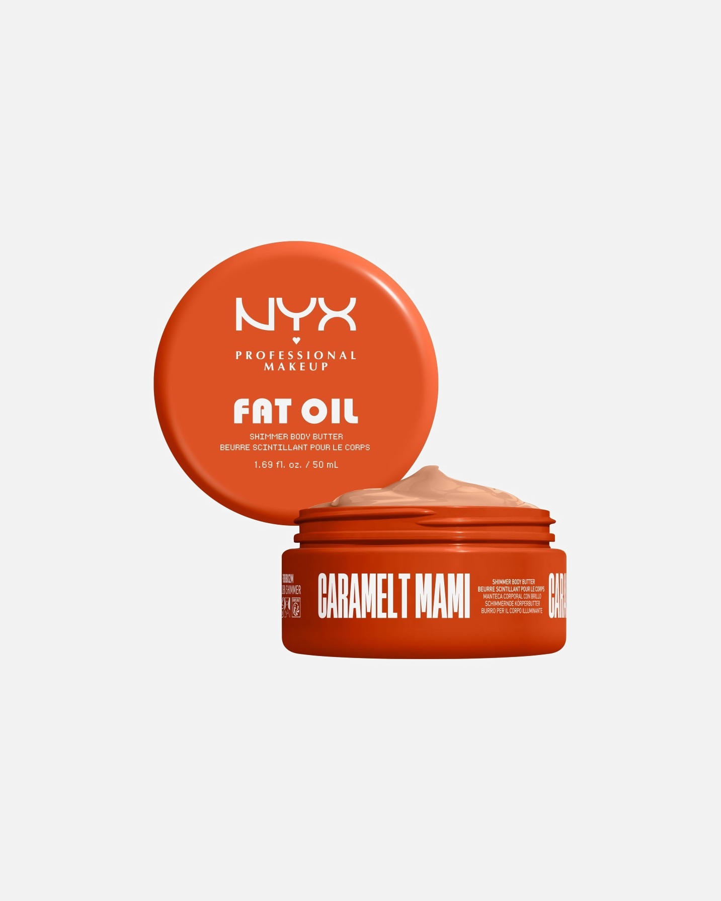 Body butter voor UnisexNYX Professional MakeupFat Oil BodyCaramelt Mami50 ml