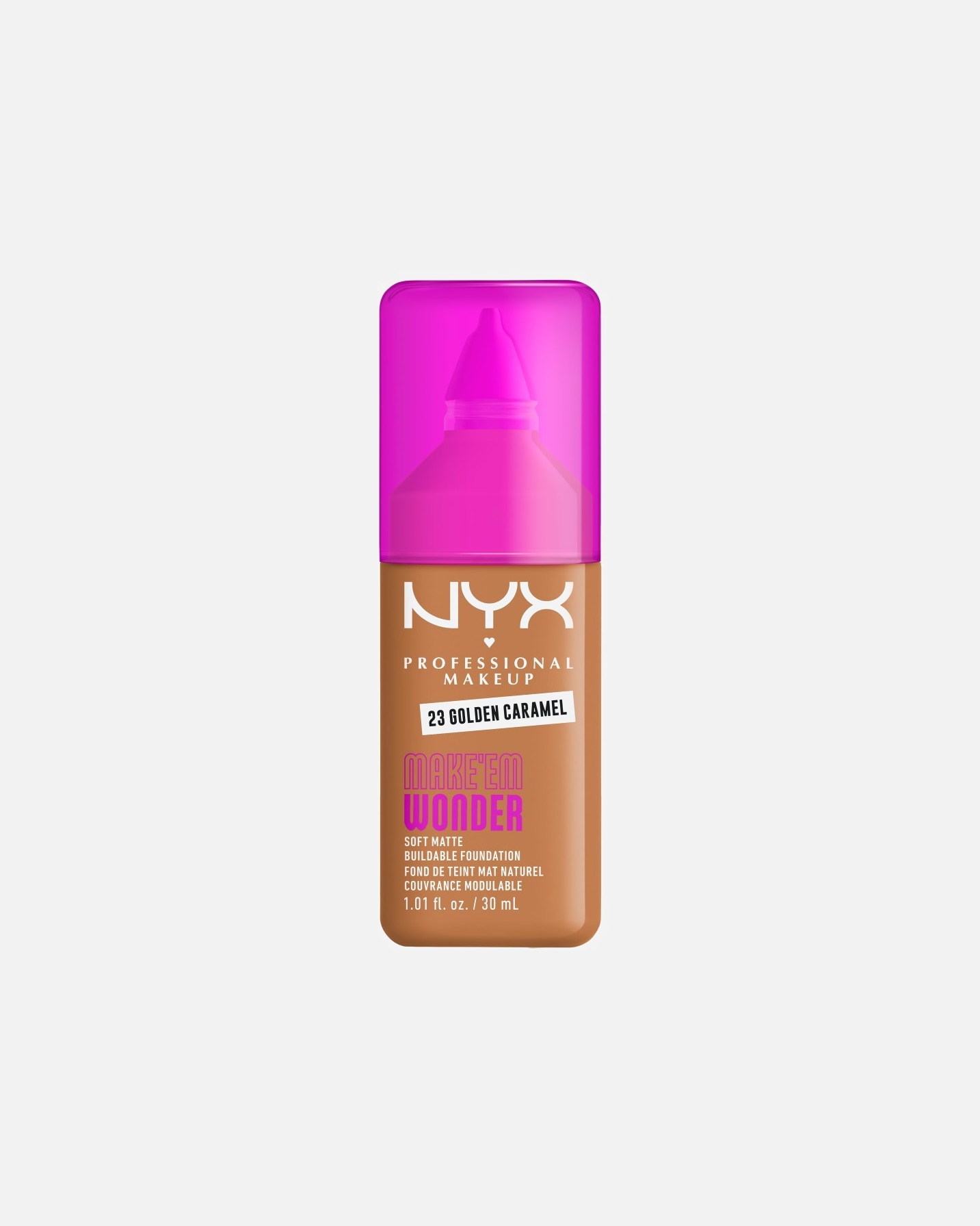Foundation voor NYX Professional MakeupMake 'EM Wonder23 - GOLDEN CARAME