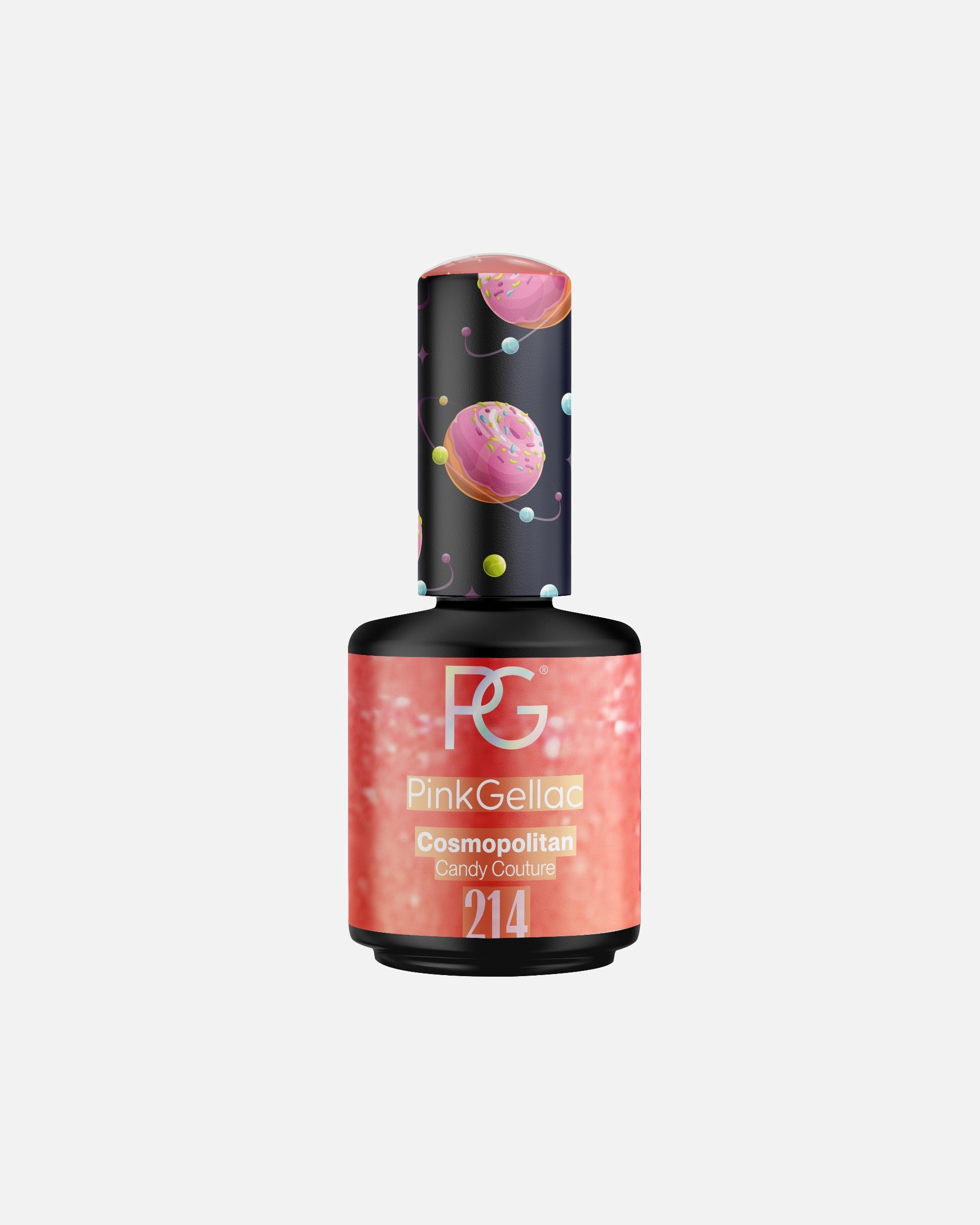 Vernis à ongles UV pour UnisexePink GellacVernis Semi-Premanent214 Cosmopolitan