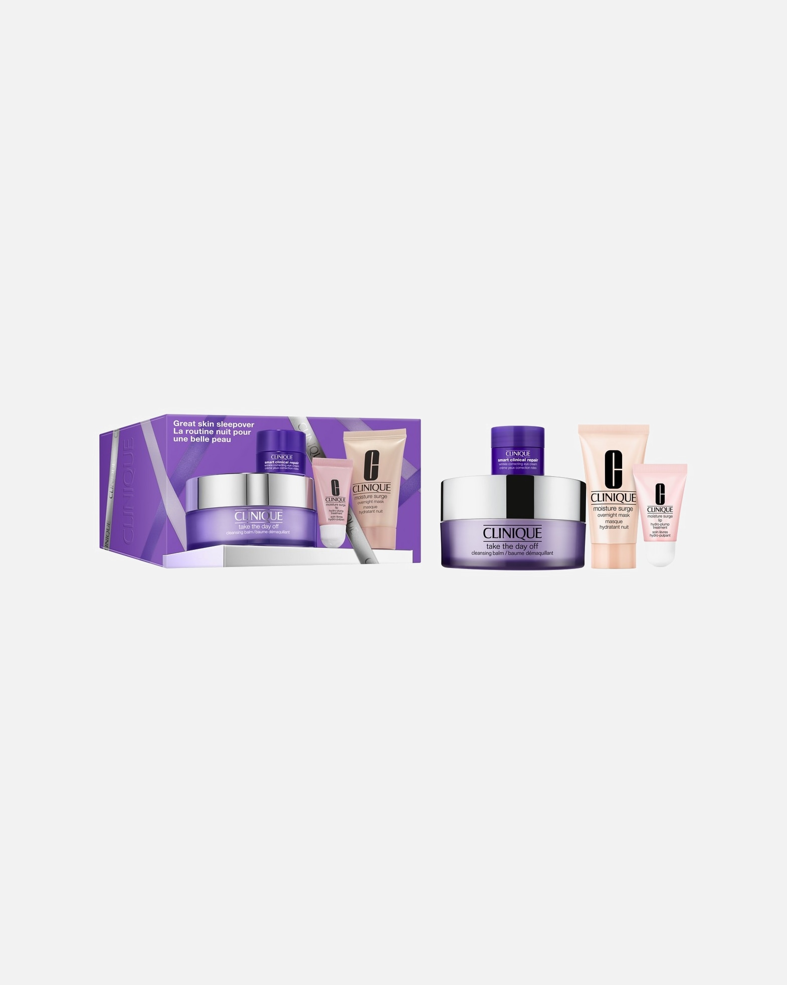 Coffret soin visage pour FemmeCliniqueTake the Day offGreat Skin Sleepover1 unité