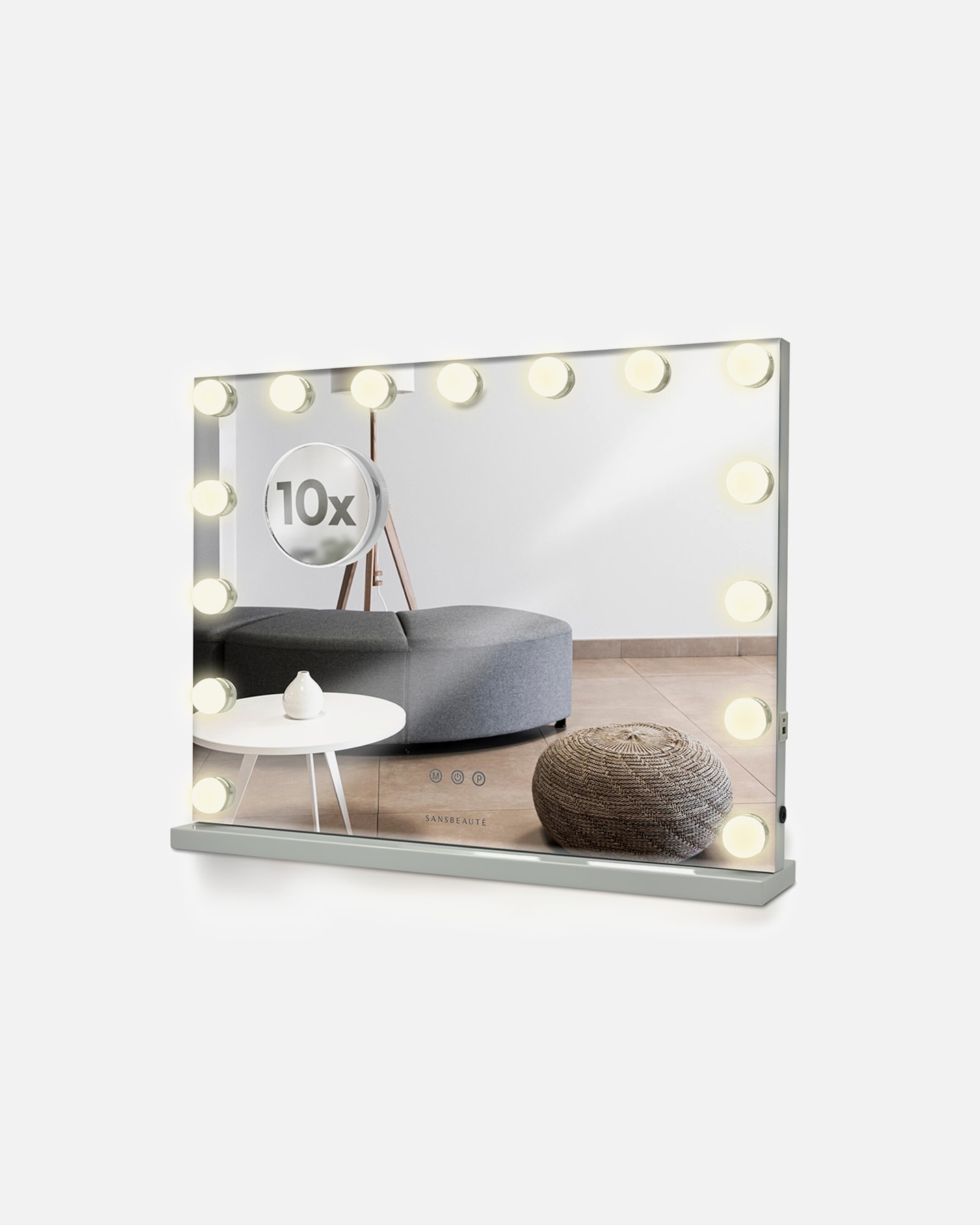Miroir à LED pour UnisexeSansbeauteDefault Brand LineMiroir Hollywood avec éclairage - Miroir de maquillage avec éclairage1 Piece