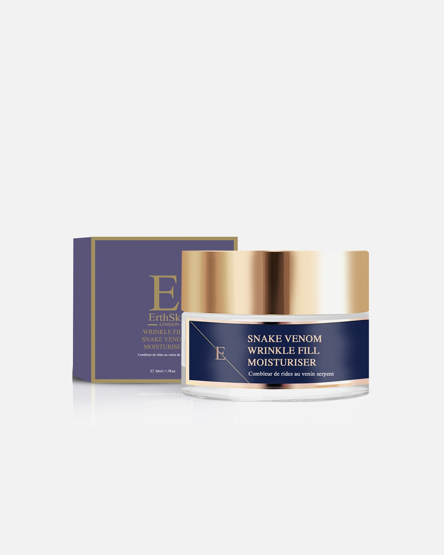 Gezichtscrème voor ErthSkin LondonRimpelvullende vochtinbrengende crème met slangengif50 ml