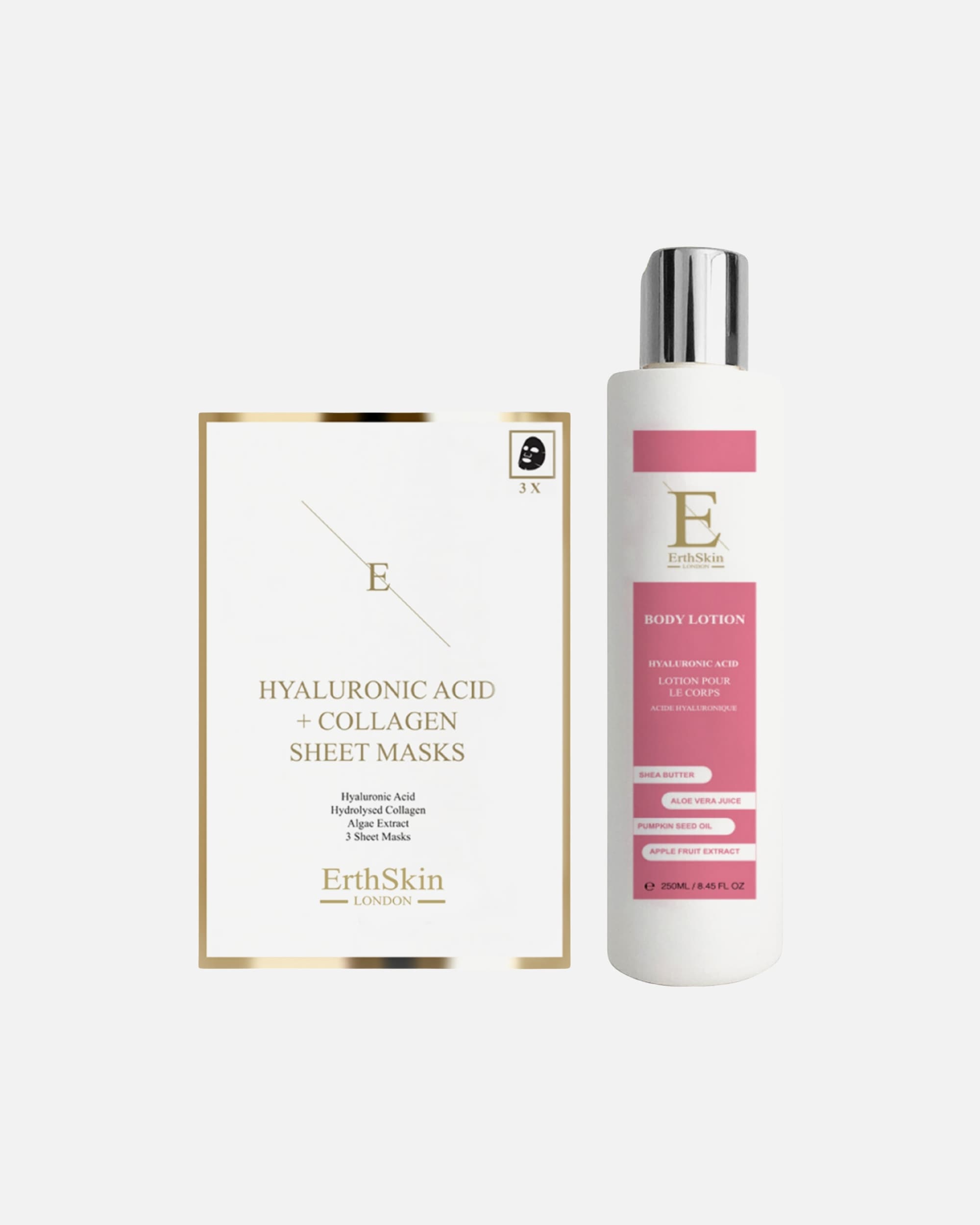 Coffret soin corps pour FemmeErthSkin LondonCoffret hydratant pour le corps et masque1 pièce