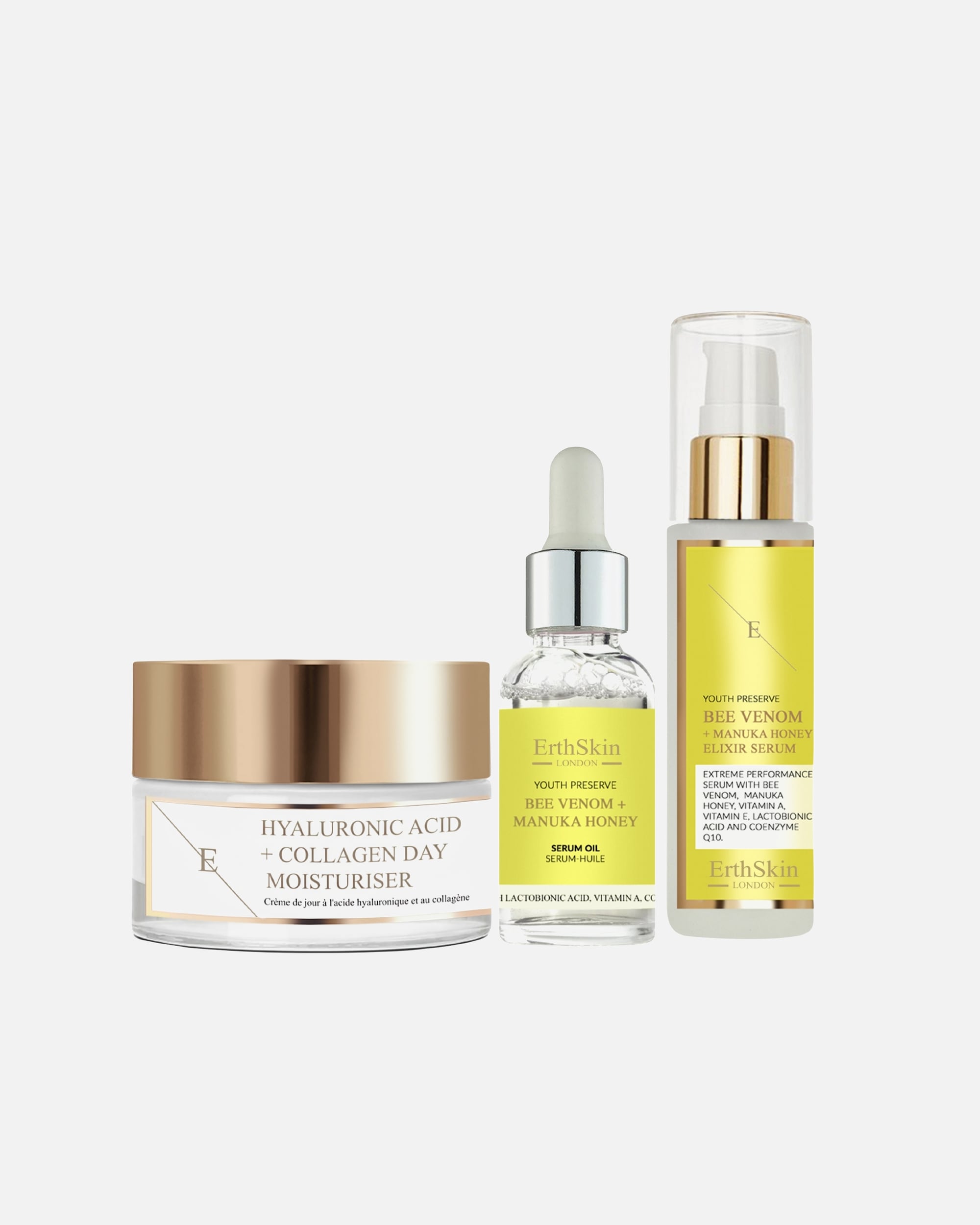 Coffret soin visage pour FemmeErthSkin LondonCoffret Trio Bee Ray1 pièce