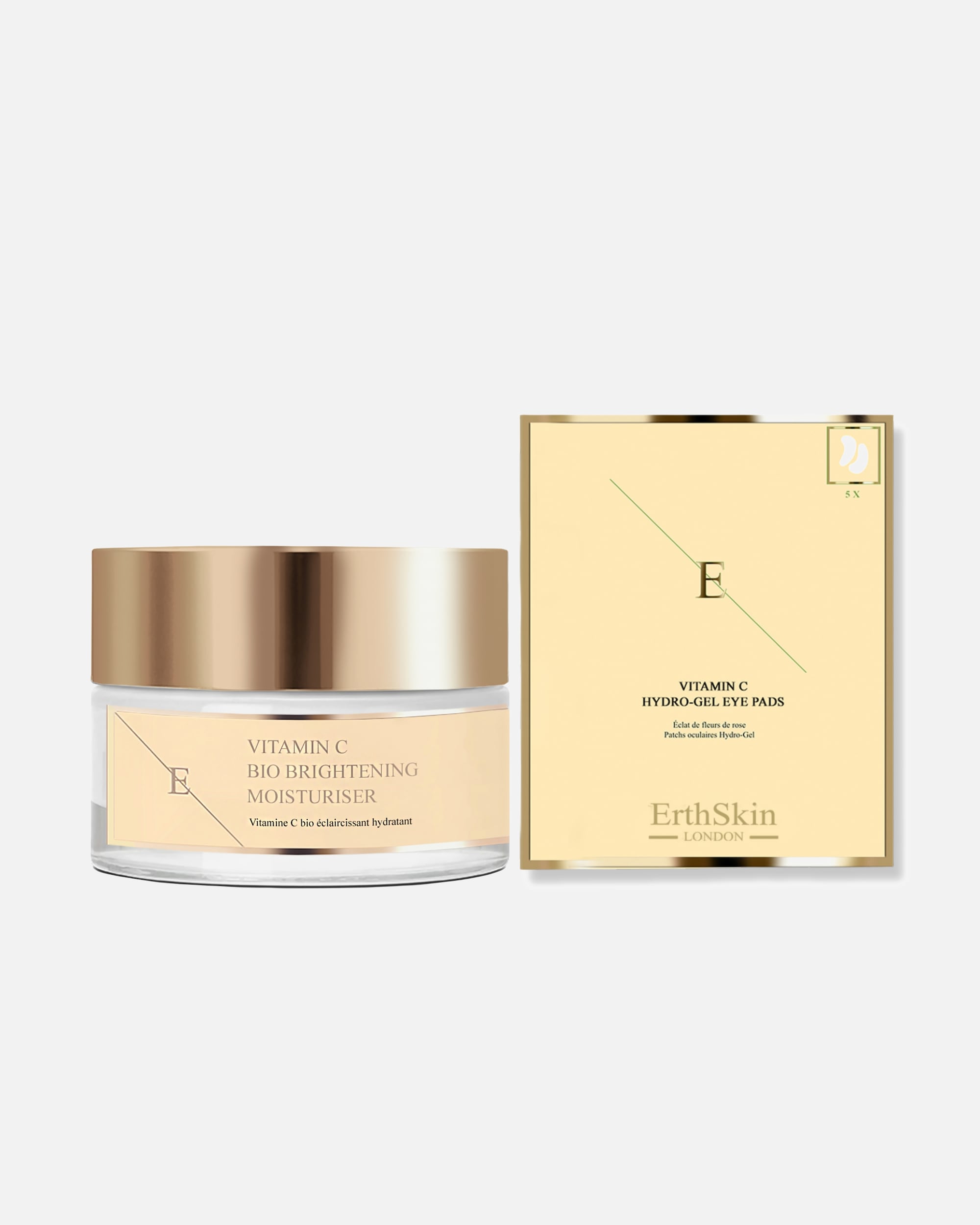 Coffret soin visage pour FemmeErthSkin LondonCoffret Yeux Brillants à la Vitamine C1 pièce