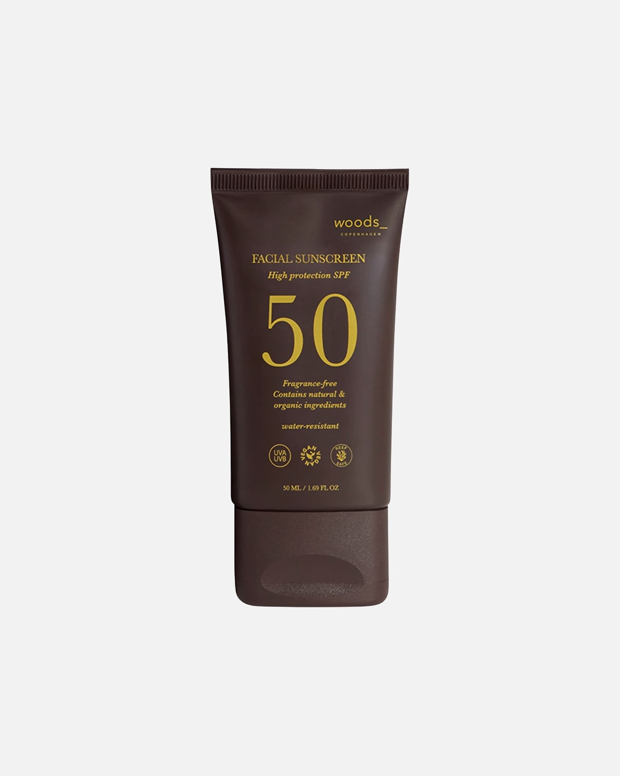 Crème solaire pour UnisexeWoods CopenhagenDefault Brand LineFacial Sunscreen SPF5050 ml