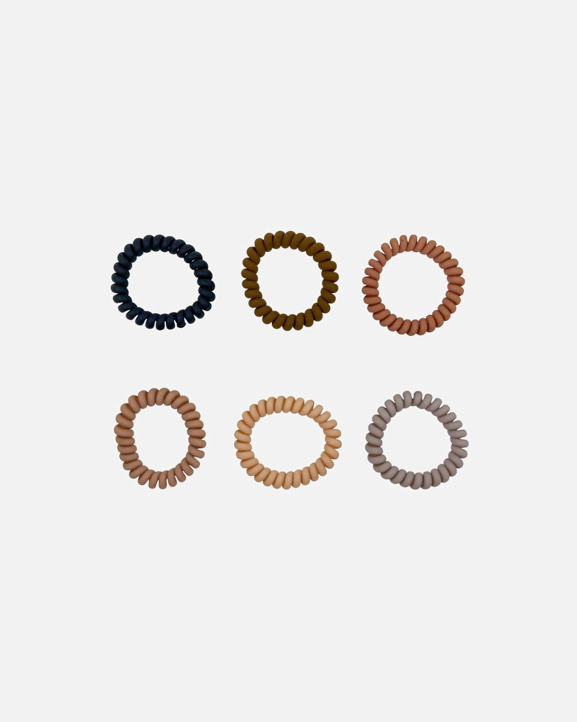 Haarelastiekje voor SOHODefault Brand LineThia Spiraal HaargummisAarde