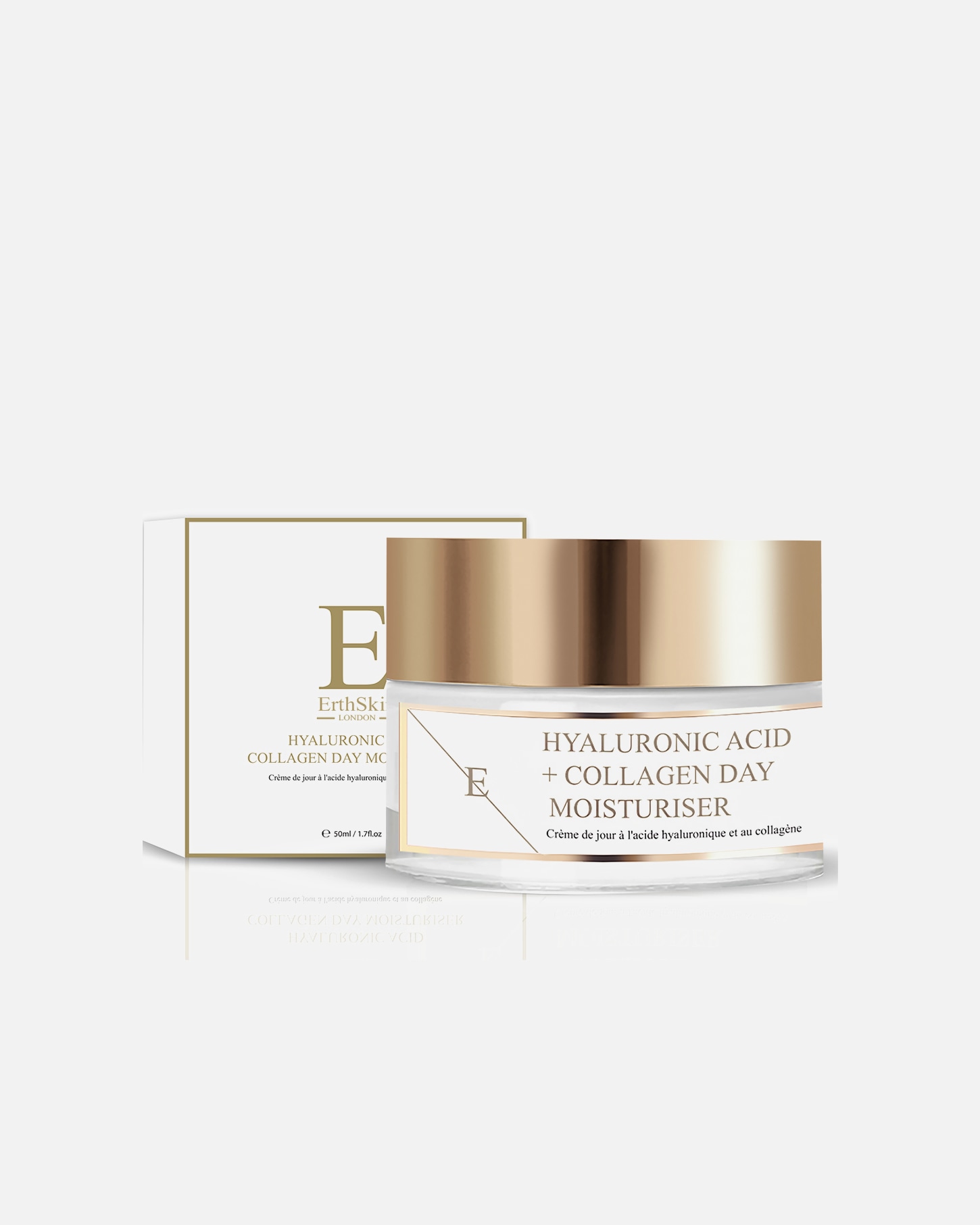 Dagcrème voor ErthSkin LondonDagcrème met hyaluronzuur en collageen50 ml