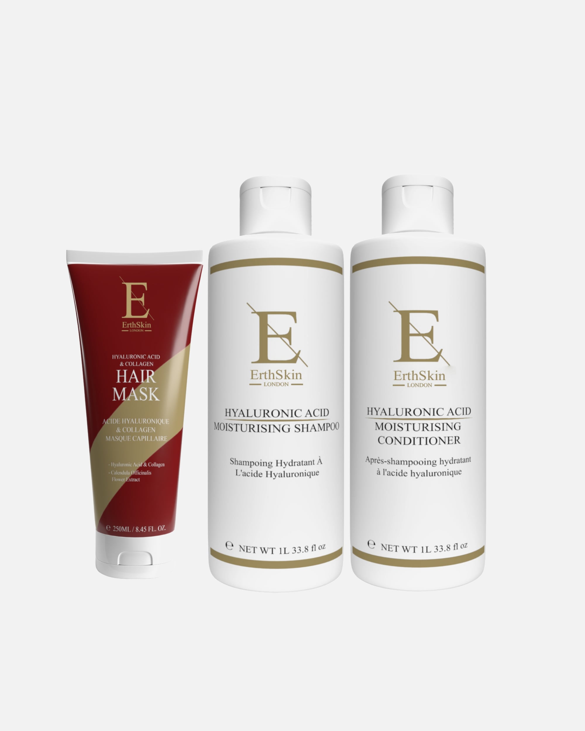 Coffret soin cheveux pour FemmeErthSkin LondonTrio Hydra Hair Nourish1 pièce