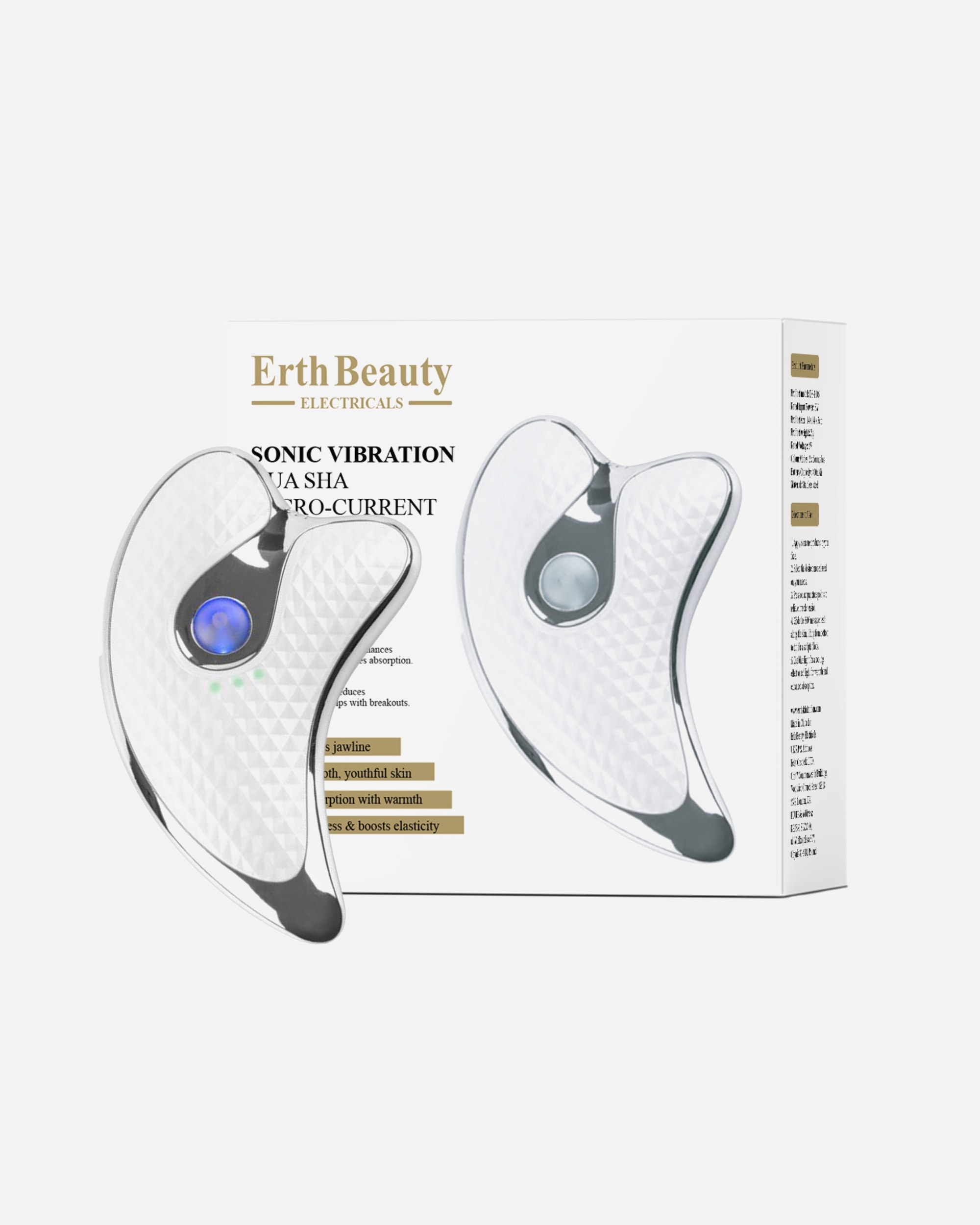 Elektrisch gezichtsmassage apparaat voor ErthSkin LondonSonic Vibration GuaSha Microcurrent Massagerelk