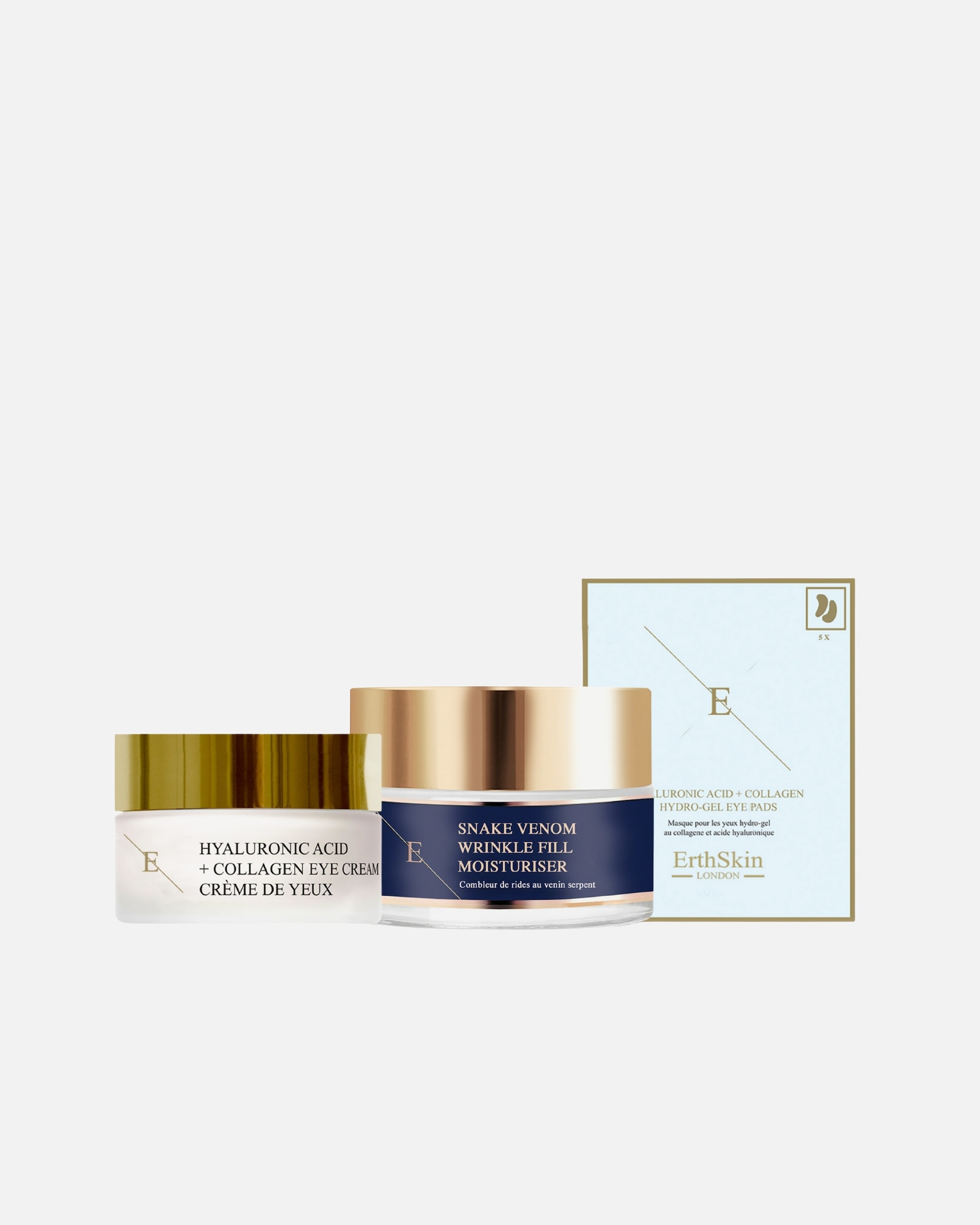 Coffret soin visage pour FemmeErthSkin LondonCoffret de soins pour les yeux au venin de serpent1 pièce