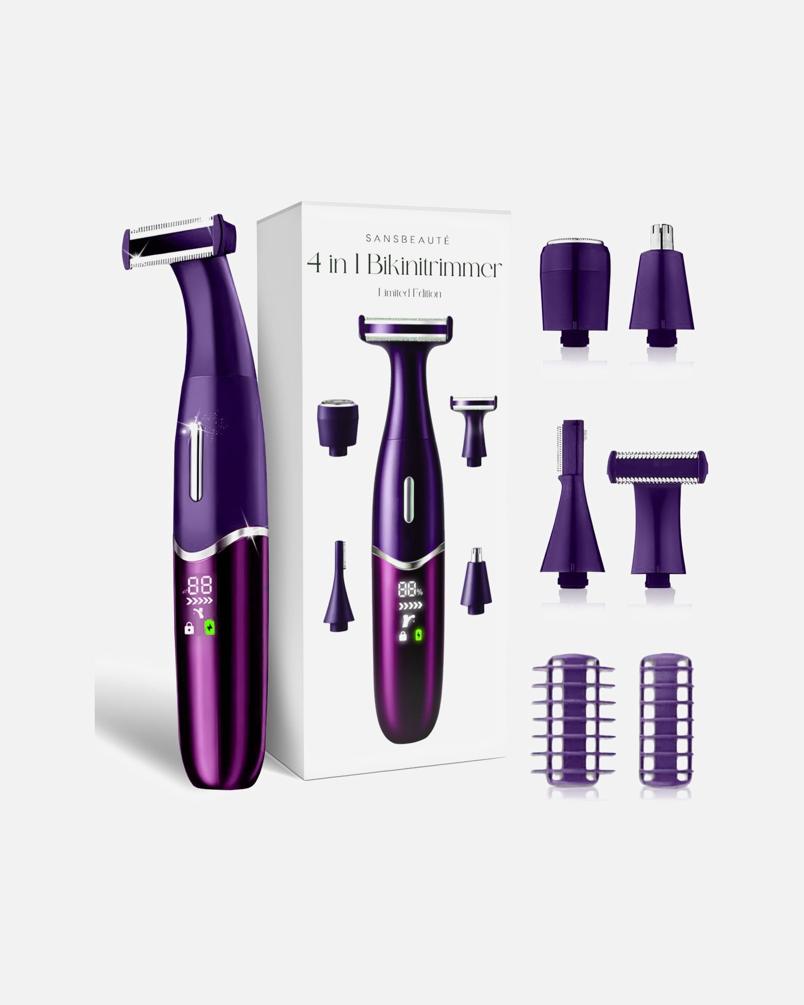 Trimmer voor UnisexSansbeauteDefault Brand Line4-in-1 Bikinitrimmer1 Piece