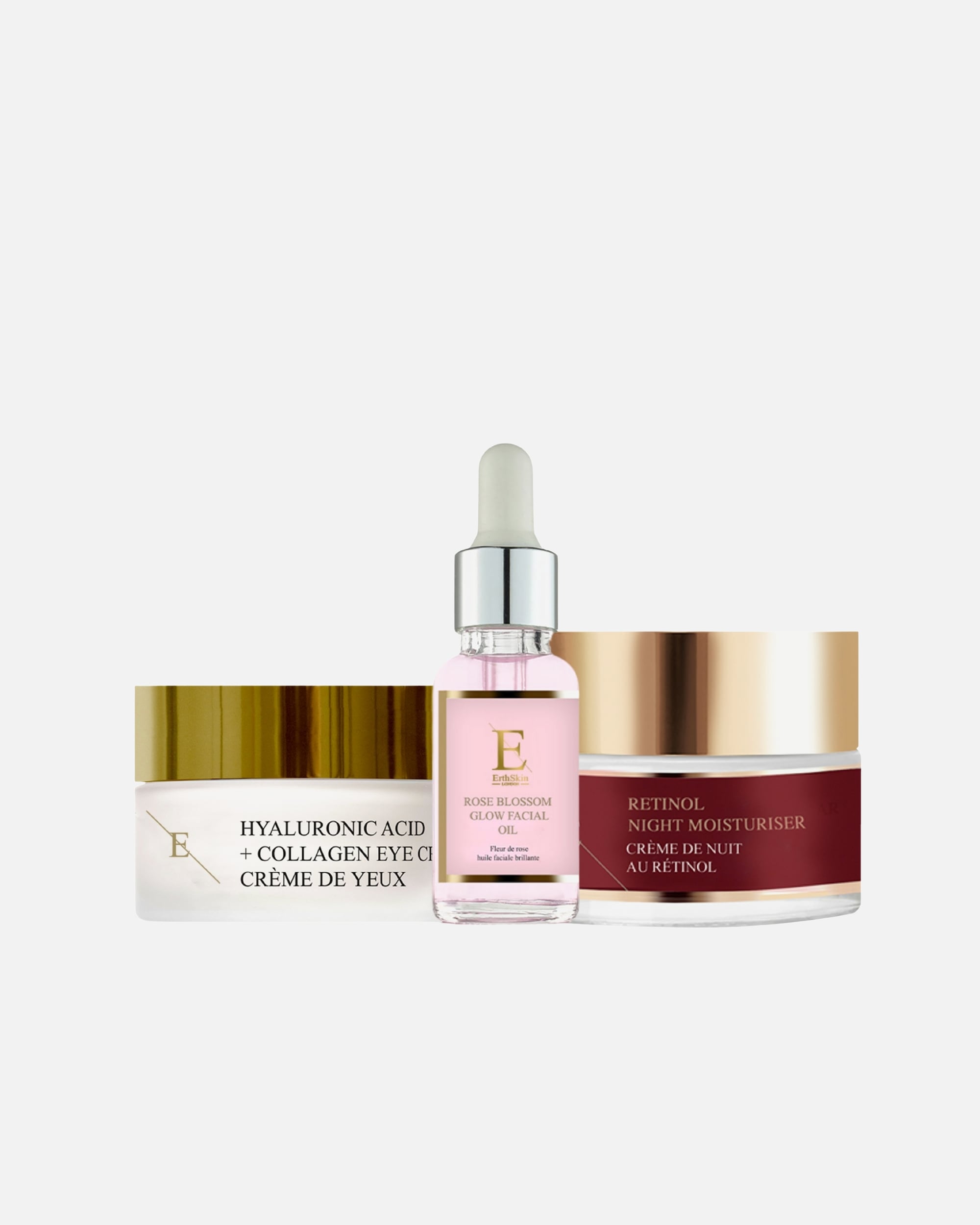 Gezichtsverzorgingsset voor ErthSkin LondonNight Shine en Eye Revival Set1 stuk