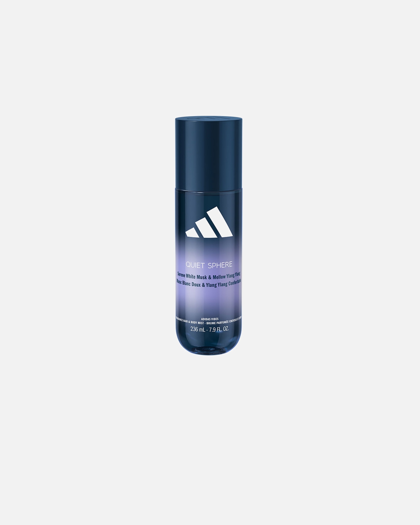 spray pour le corps pour Unisexeadidasbrume parfumée pour cheveux et corps ADIDAS VIBES QUIET SPHERE236 ml
