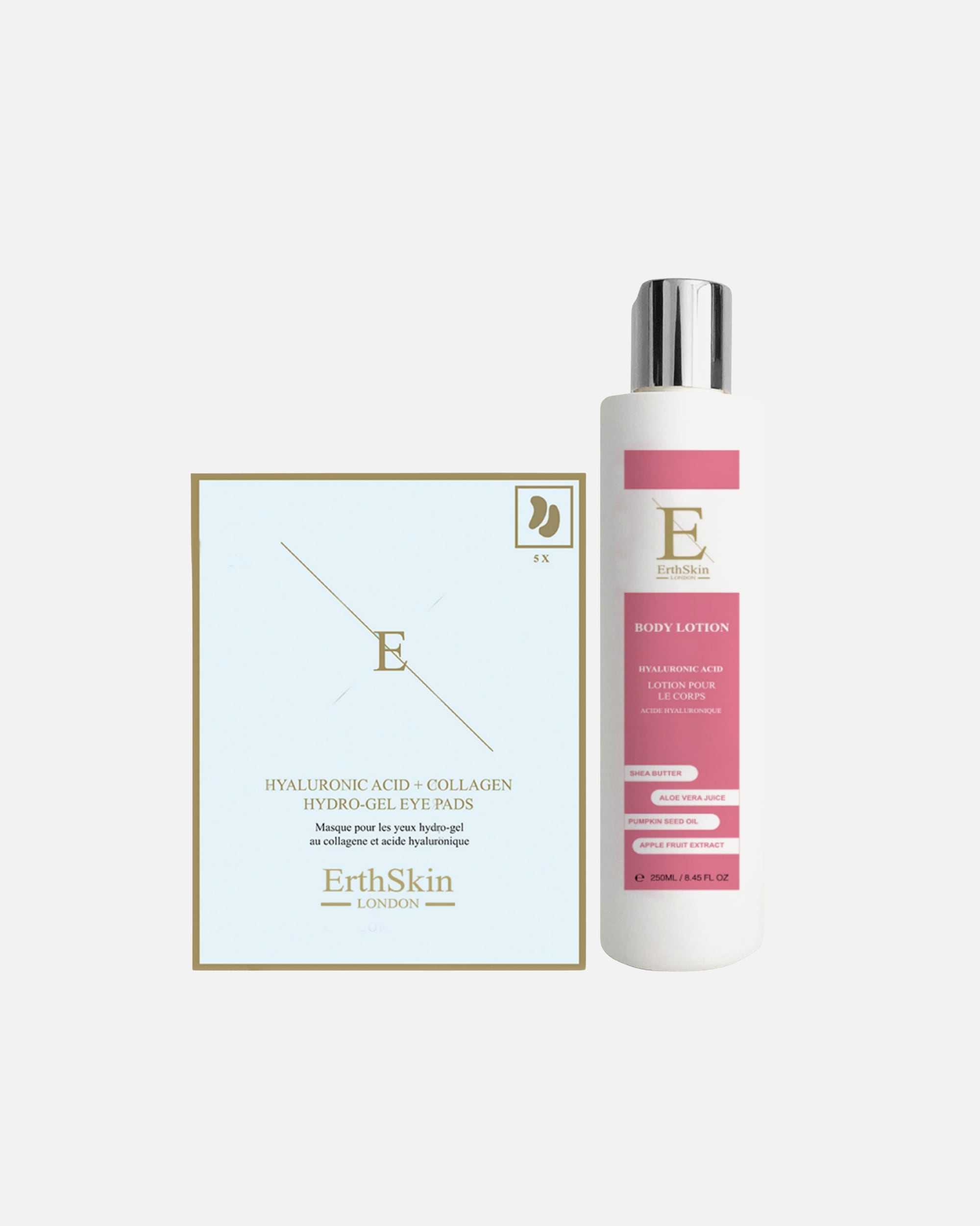 Coffret soin corps pour FemmeErthSkin LondonDuo Hydra Corps & Yeux Éclat1 pièce