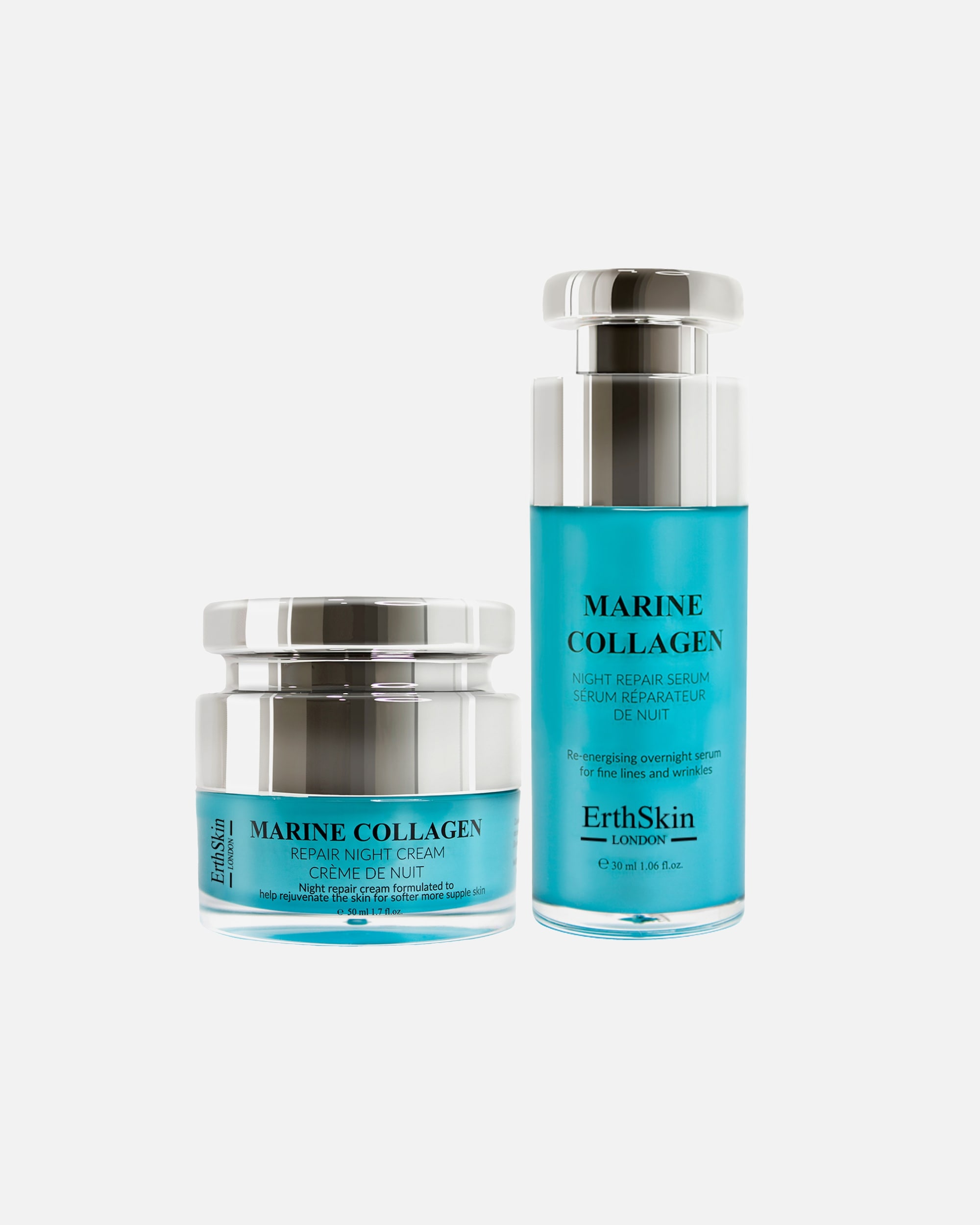 Coffret soin visage pour FemmeErthSkin LondonKit de réparation de nuit marine1 pièce