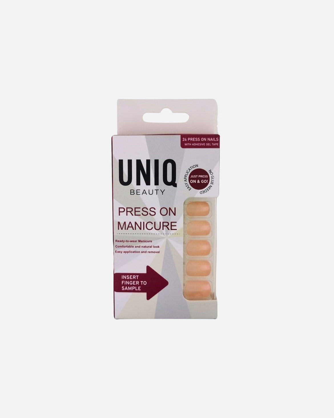 Kunstnagels voor UnisexUNIQDefault Brand LineKlik Op / Druk Op Manicure NagelsNaakt