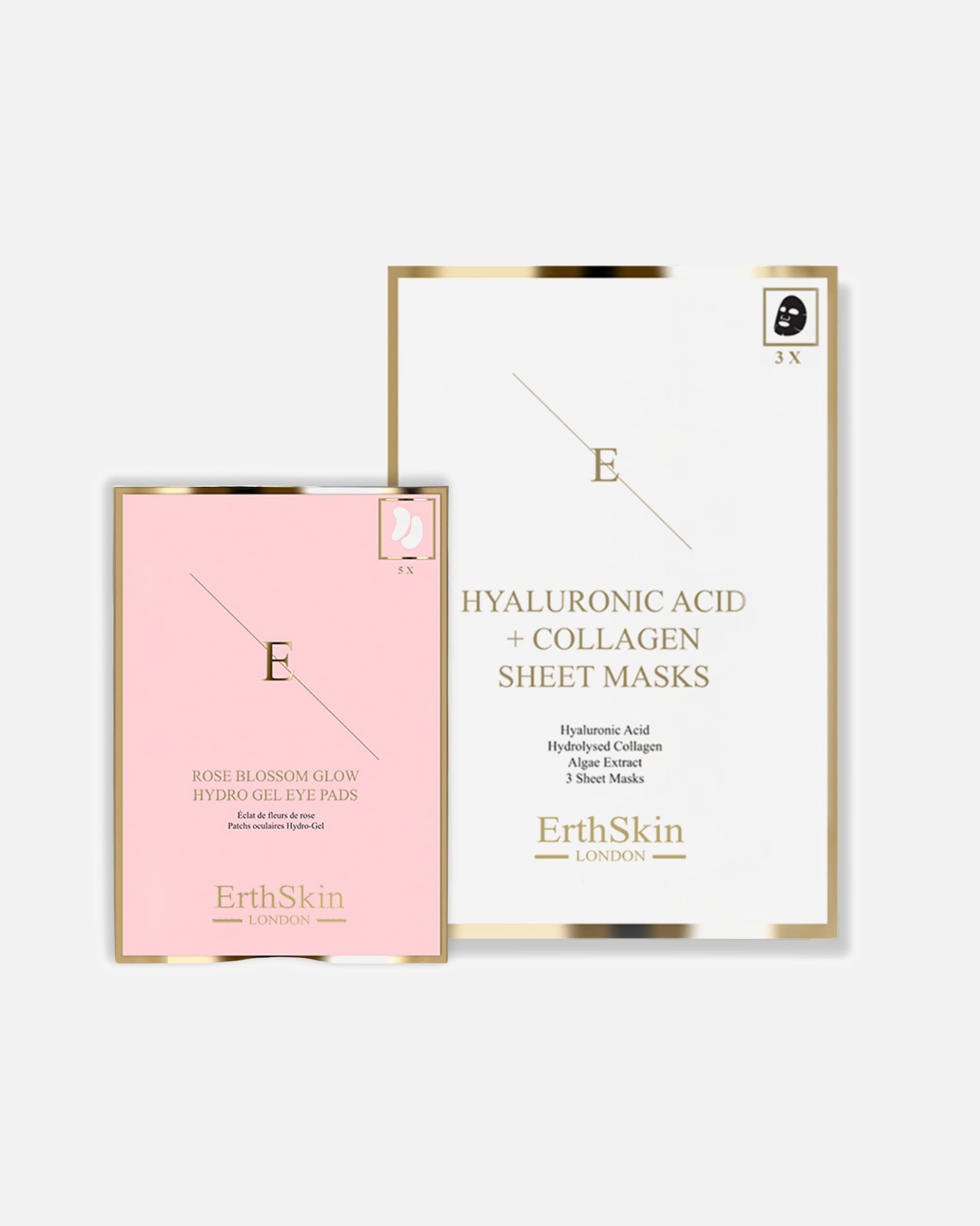 Coffret soin visage pour FemmeErthSkin LondonCoffret contour des yeux Hydra & Rose1 pièce