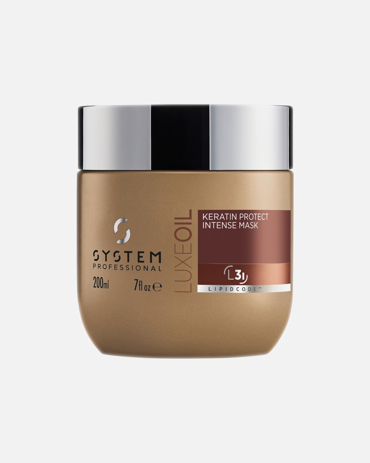 Cure capillaire pour FemmeSystem Professional Lipid CodeMasque à la kératine d'huile200 ml