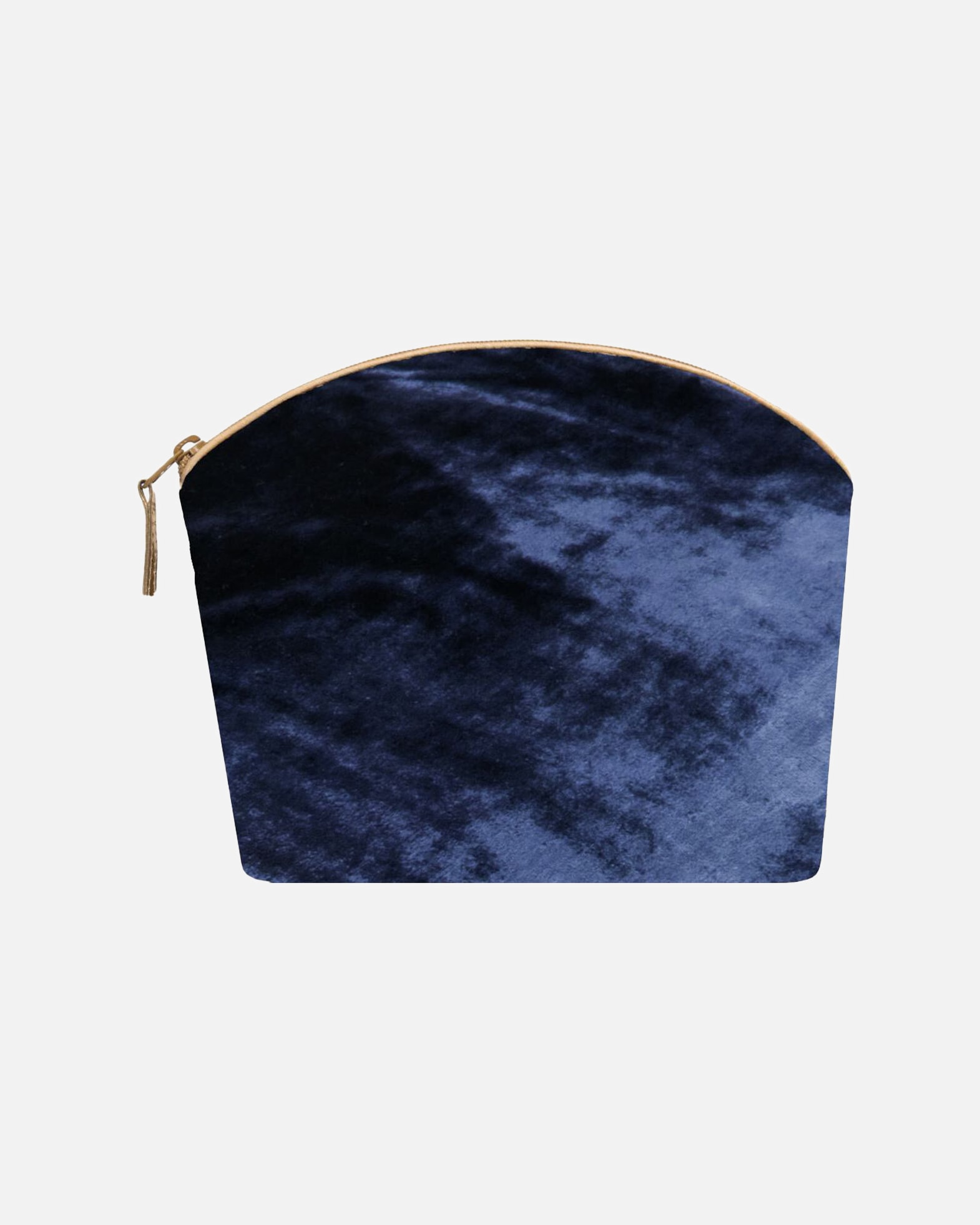 Make-up tas voor UnisexHolistic SilkDefault Brand LineLAVENDER MAKE UP BAG NAVY SILK VELVETLAVENDER MAKE UP BAG NAVY SILK VELVET