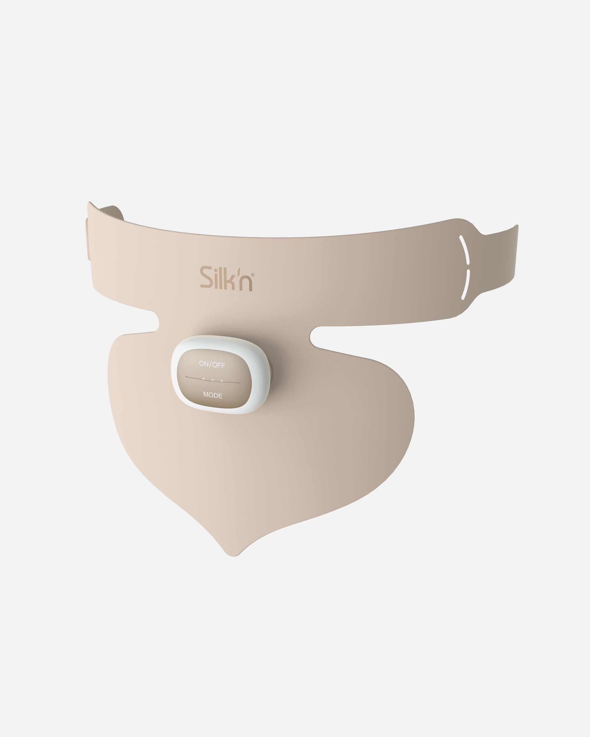 Masque à LED pour UnisexeSilk'nLED Chest Mask ProBeige