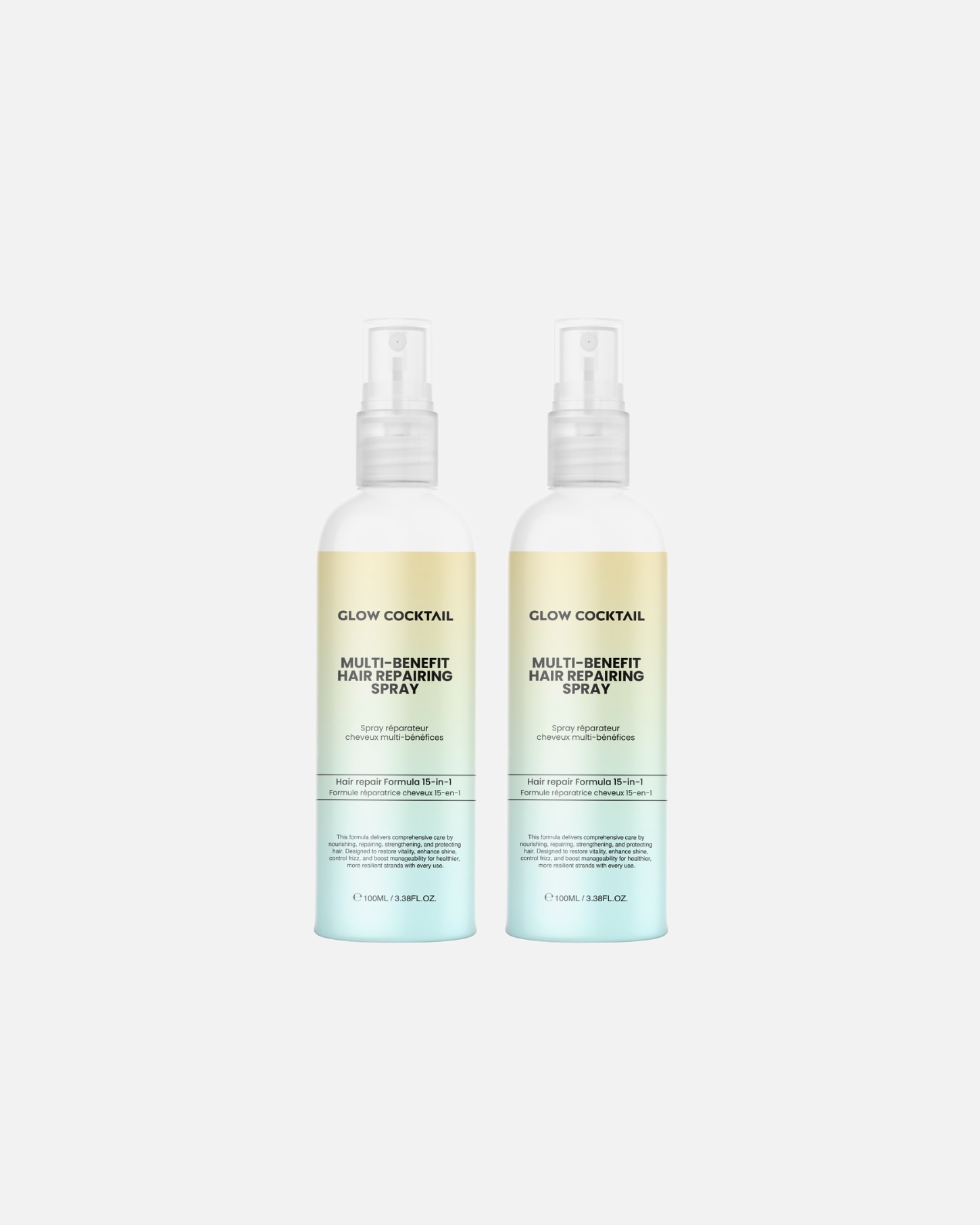Leave-In-Conditioner voor Glow CocktailHaarherstellende Spray Duo1 stuk