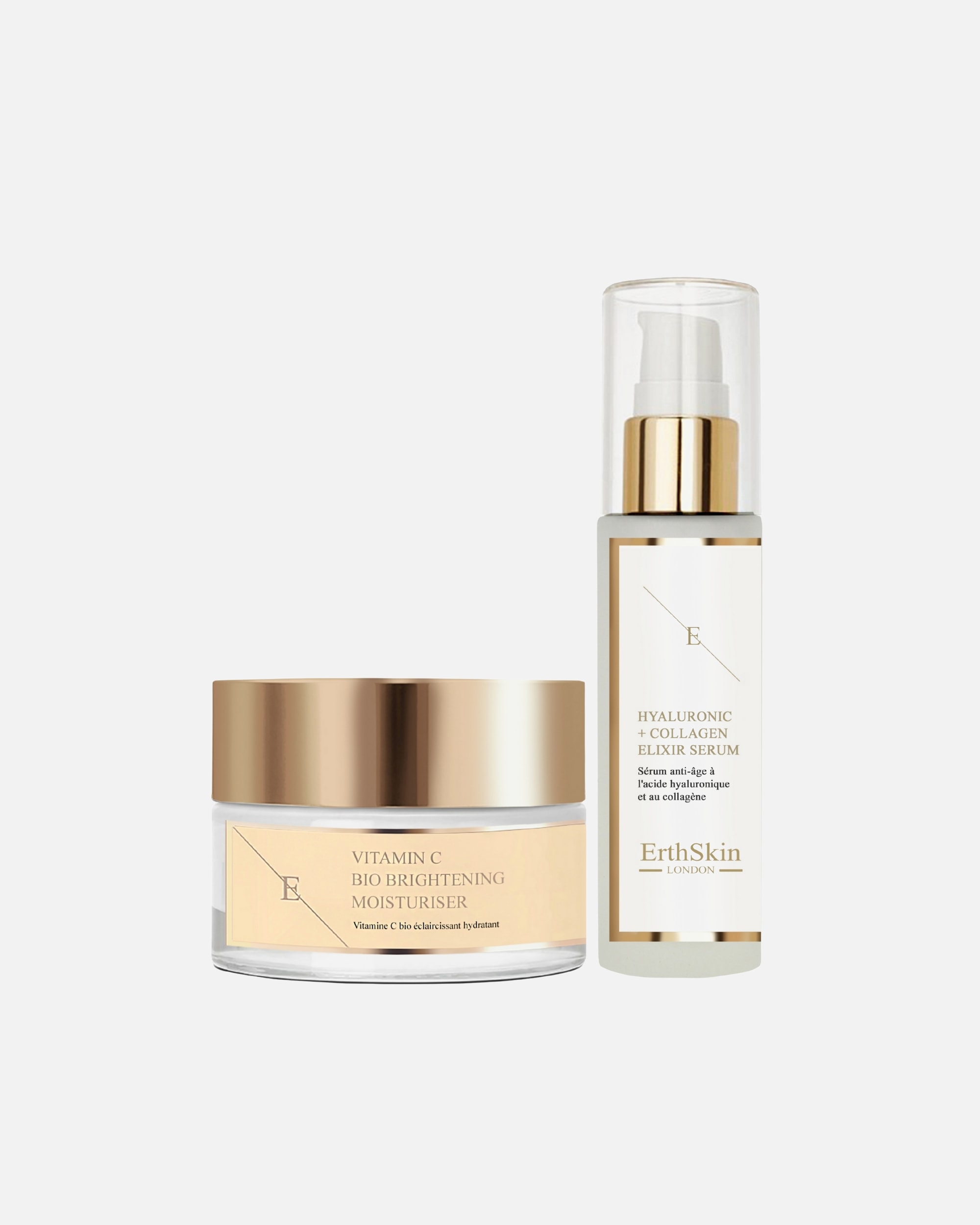 Coffret soin visage pour FemmeErthSkin LondonDuo éclaircissant et raffermissant1 pièce