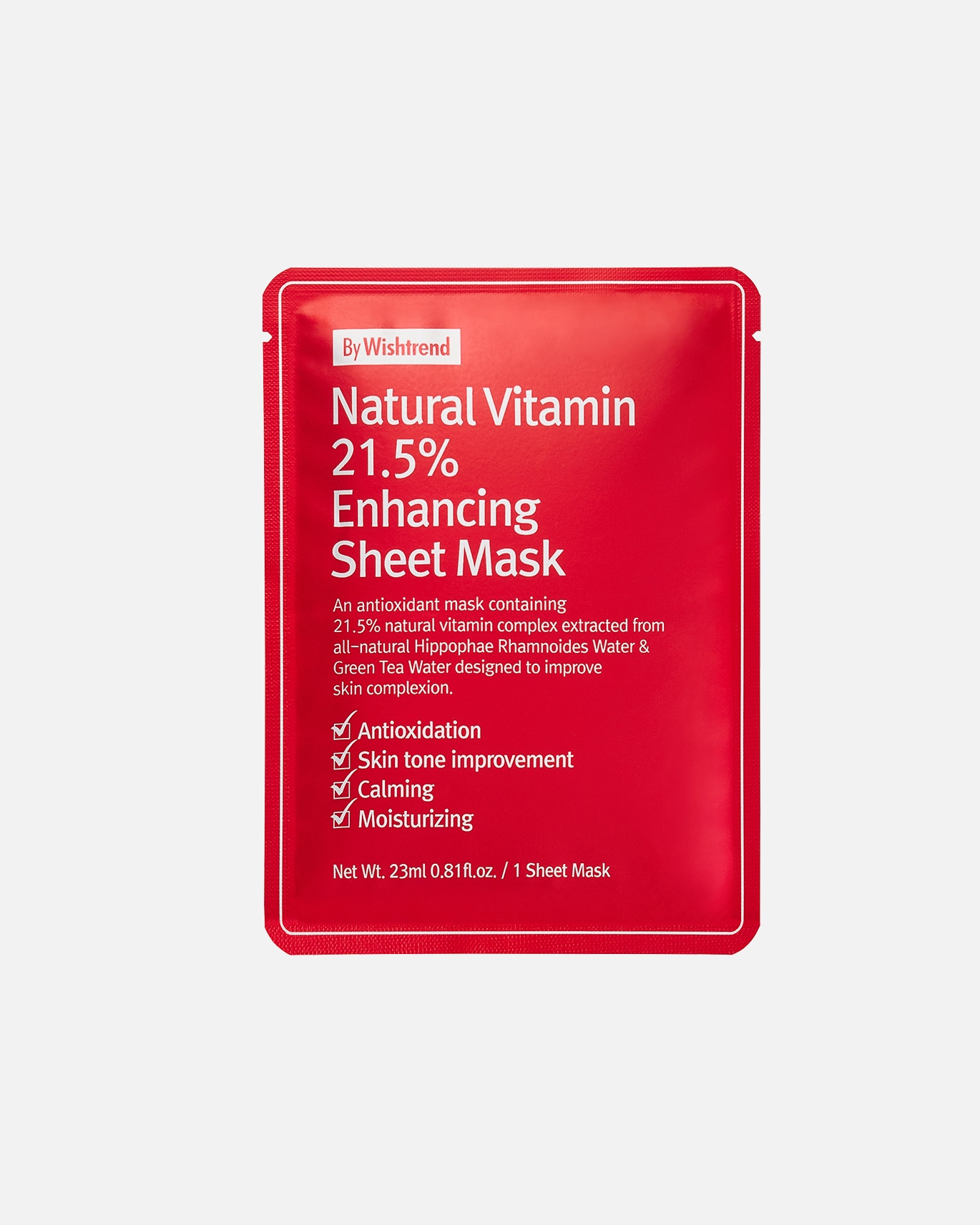 Masque tissu pour UnisexeNatural Vitamin C21,5% Enhancing Sheet Mask 10 Pack10 Stück