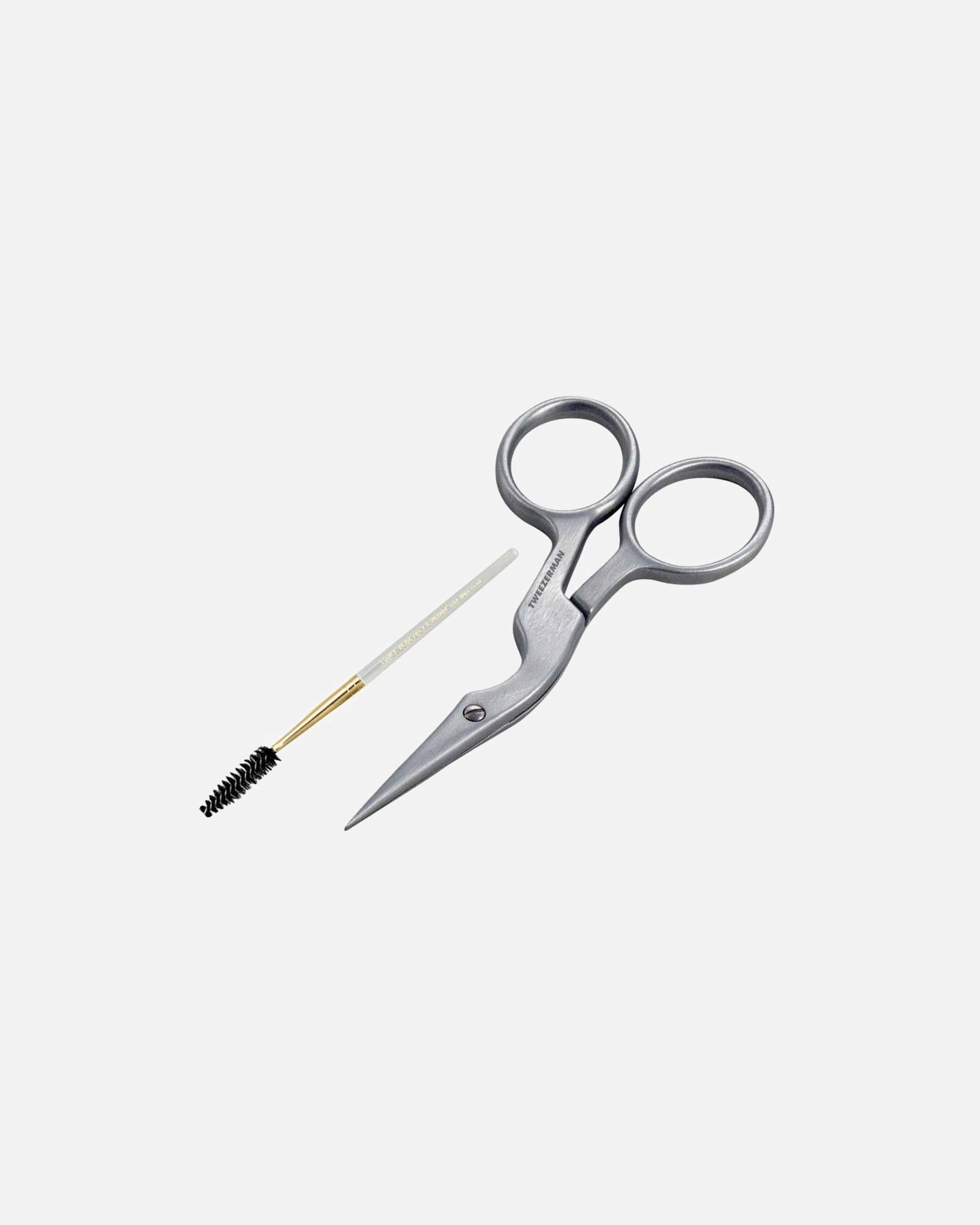 Pinceau sourcils pour UnisexeTweezermanAugenbrauenschereBrow Shaping Scissor