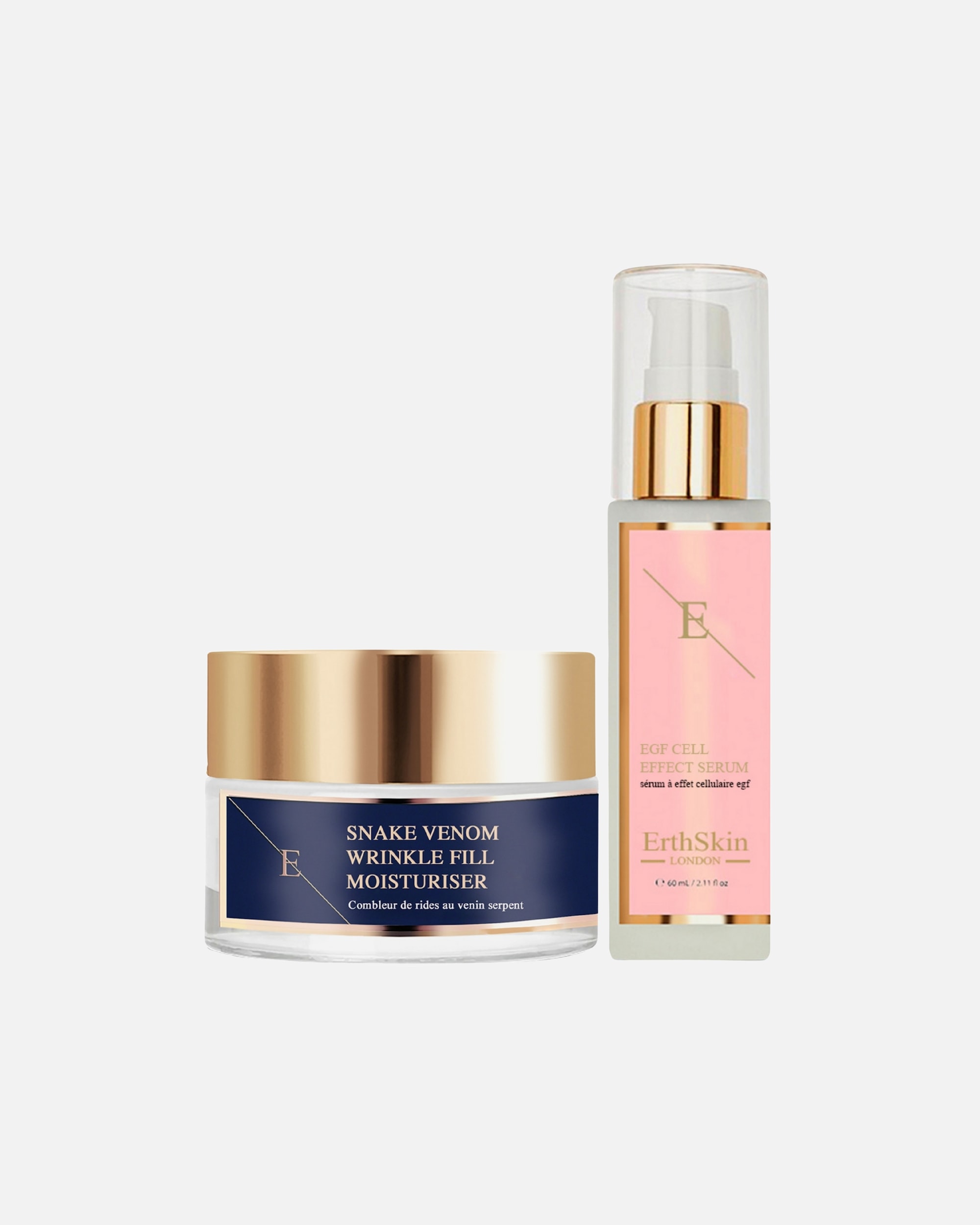 Coffret soin visage pour FemmeErthSkin LondonDuo puissant combleur de rides1 pièce
