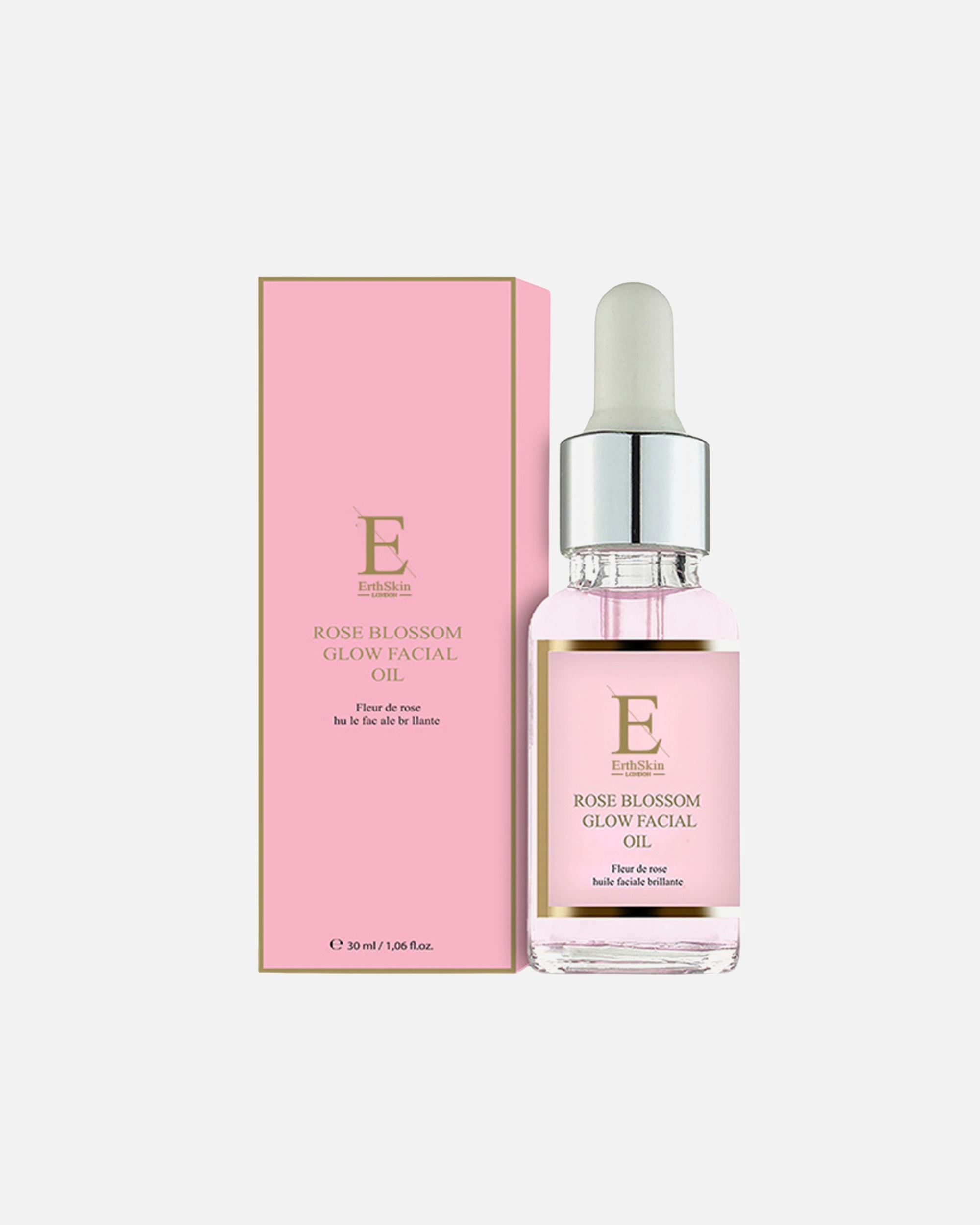 Huile visage pour FemmeErthSkin LondonHuile pour le visage éclat aux pétales de rose30 ml