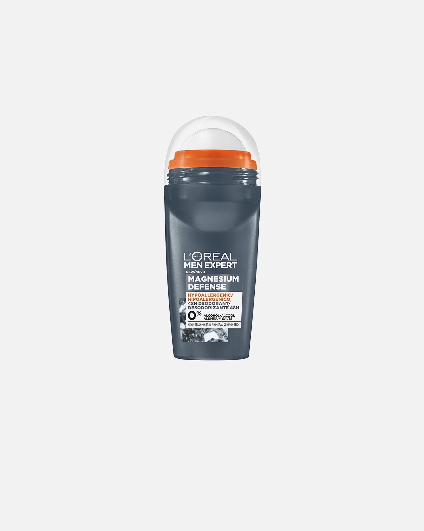 Déodorant pour HommeL´OrÉal Men ExpertMEN EXPERT MAGNESIUM DEFENSE Déodorant 0% alcool roll-on 48h50 ml