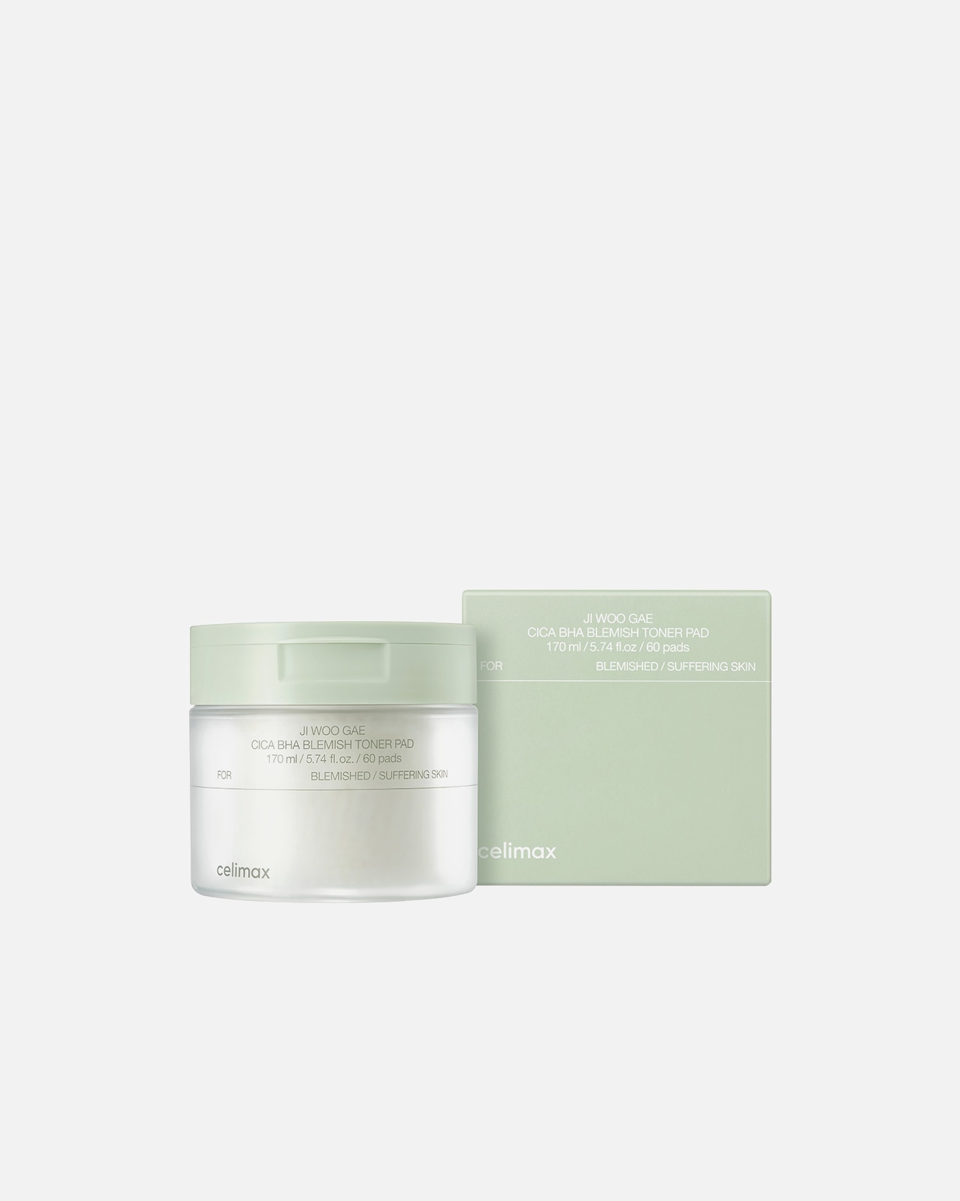 Tonique pour le visage pour UnisexeCelimaxDefault Brand LineJi Woo Gae Cica BHA Blemish Toner Pad170 ml