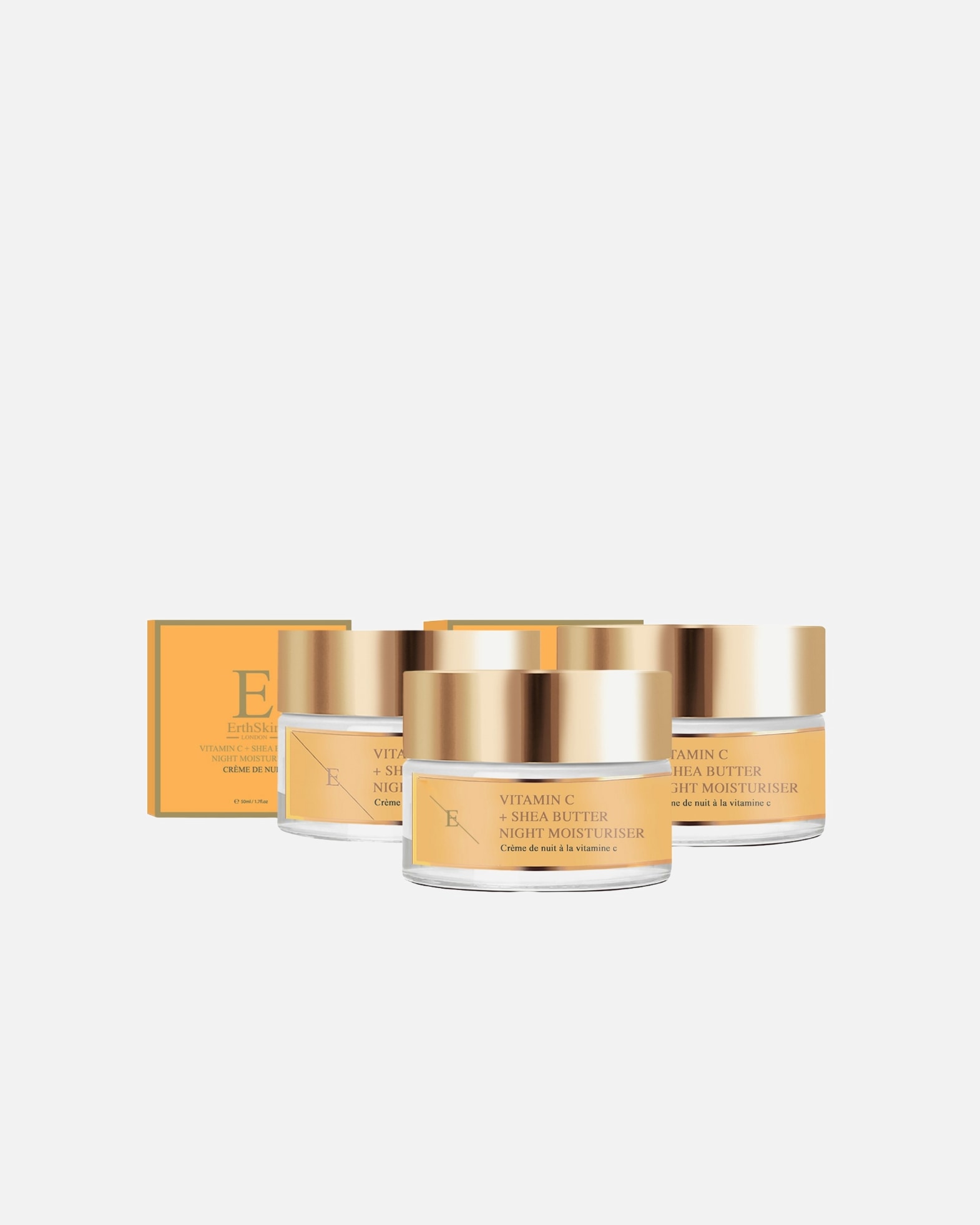 Nachtcrème voor ErthSkin LondonVitamine C Verhelderend Trio1 stuk