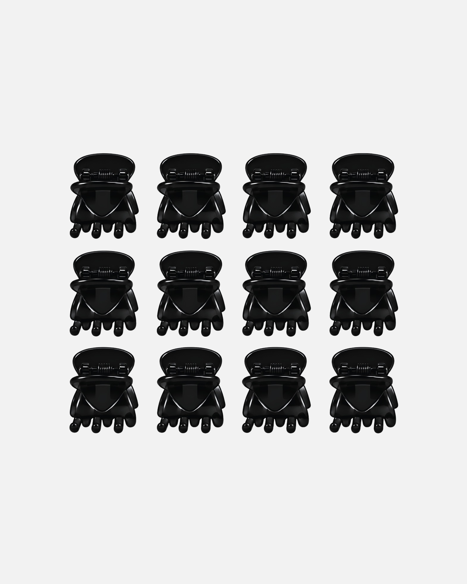 Pince à cheveux pour FemmeSOHODefault Brand LineSOHO Lucca Mini Pinces à Cheveux Noires (Lot de 12)SOHO Lucca Mini Pinces à Cheveux Noires (Lot de 12)