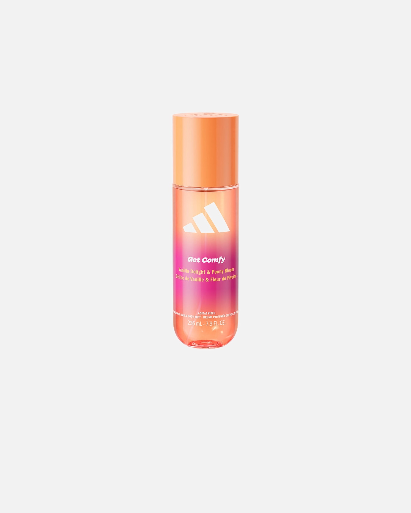 spray pour le corps pour Unisexeadidasbrume parfumée pour cheveux et corps ADIDAS VIBES GET COMFY236 ml