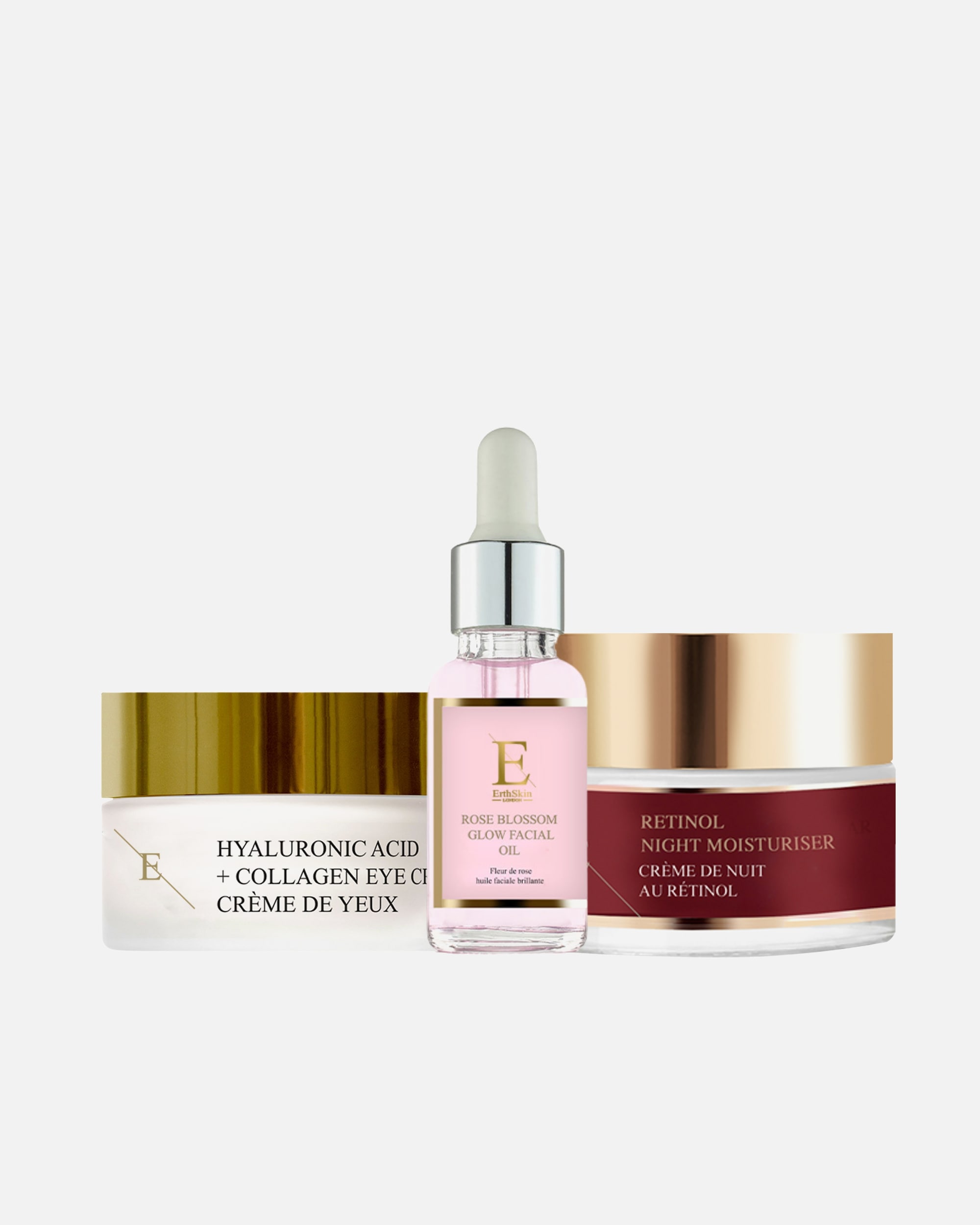 Gezichtsverzorgingsset voor ErthSkin LondonNight Shine en Eye Revival Set1 stuk