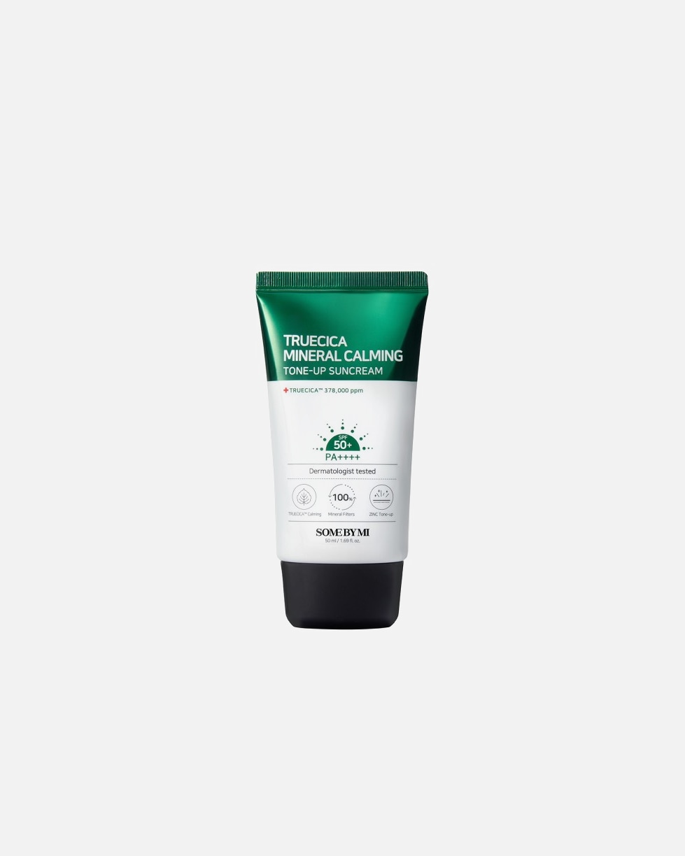 Crème solaire pour UnisexeTruecica Mineral Calming Tone-Up Suncream50 ml