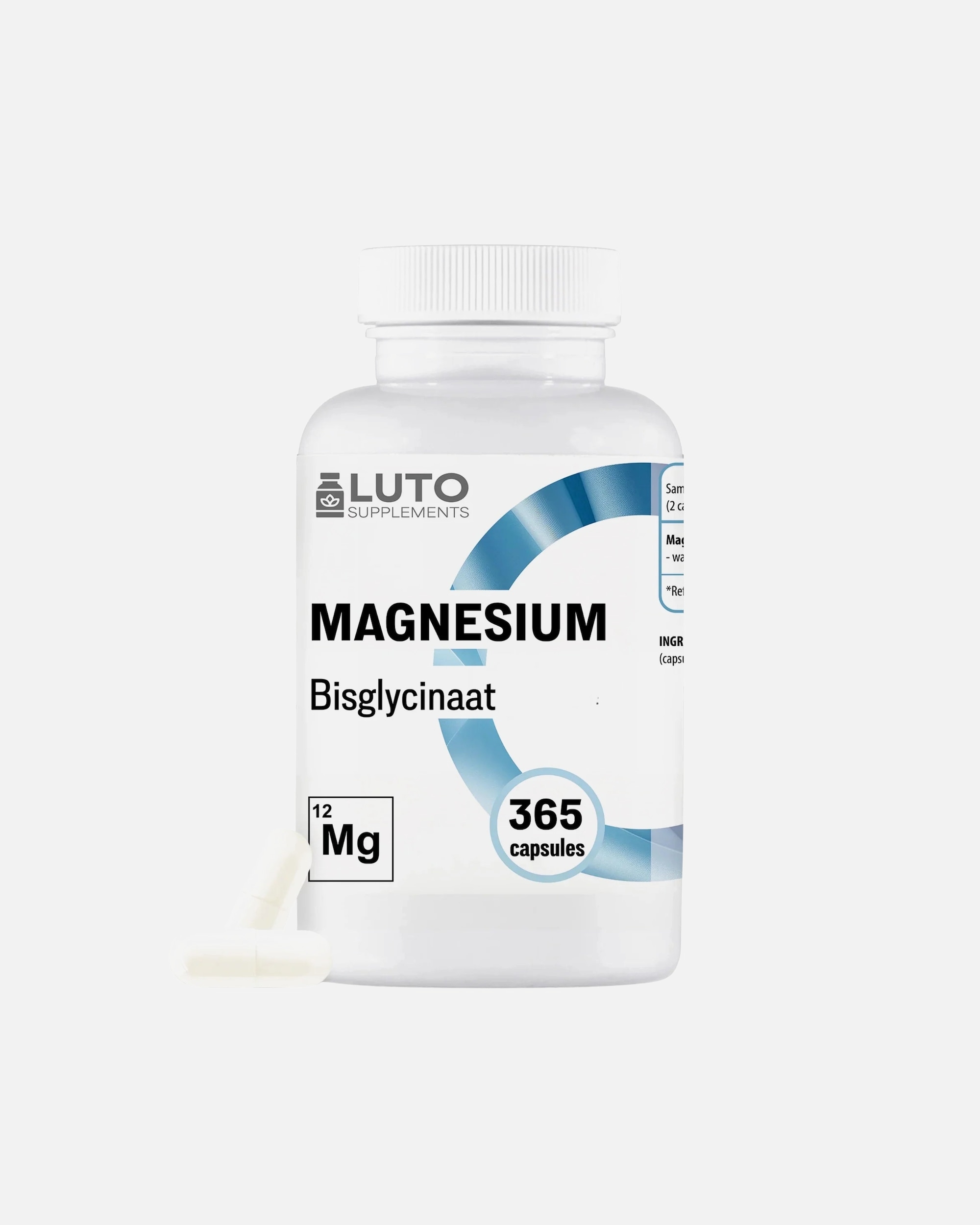 complément alimentaire pour UnisexeLUTO SUPPLEMENTSDefault Brand LineBisglycinate de magnésium365 gélule