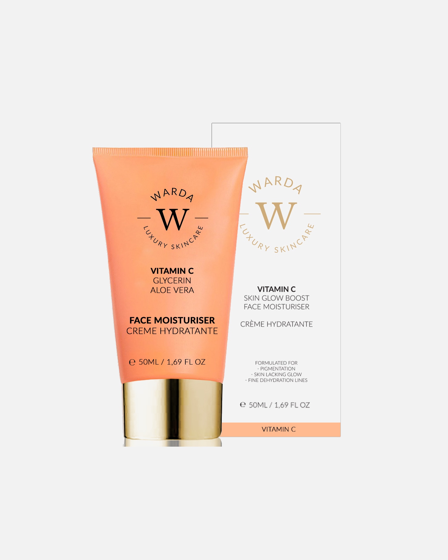 Crème visage pour FemmeWARDA LUXURY SKINCARECrème à la vitamine C1 pièce