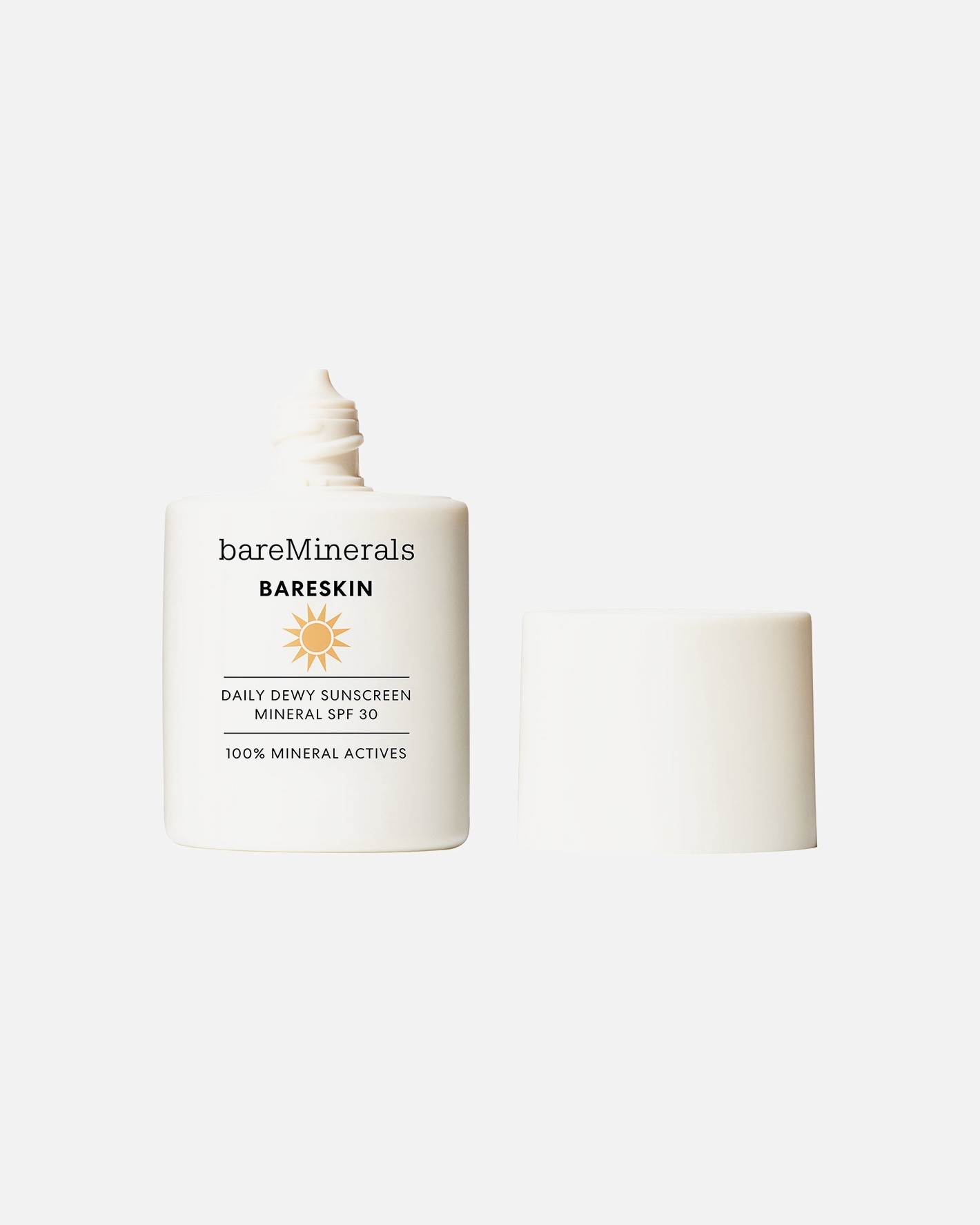 Crème solaire pour le visage pour UnisexebareMineralsBARESKIN Daily Dewy Sunscreen Mineral SPF 30Sheer Untinted