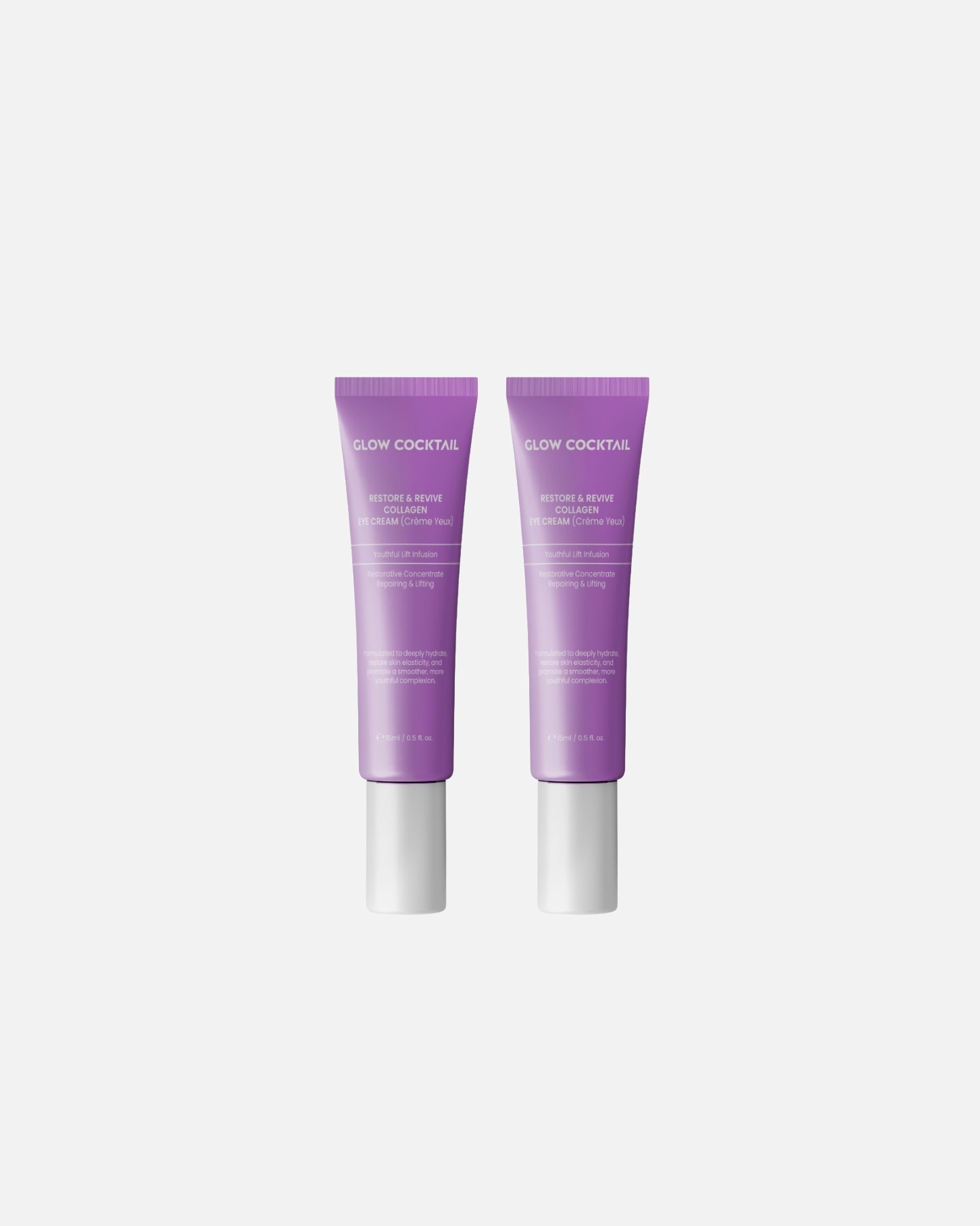 Crème contour des yeux pour FemmeGlow CocktailDuo de crèmes contour des yeux au collagène1 pièce