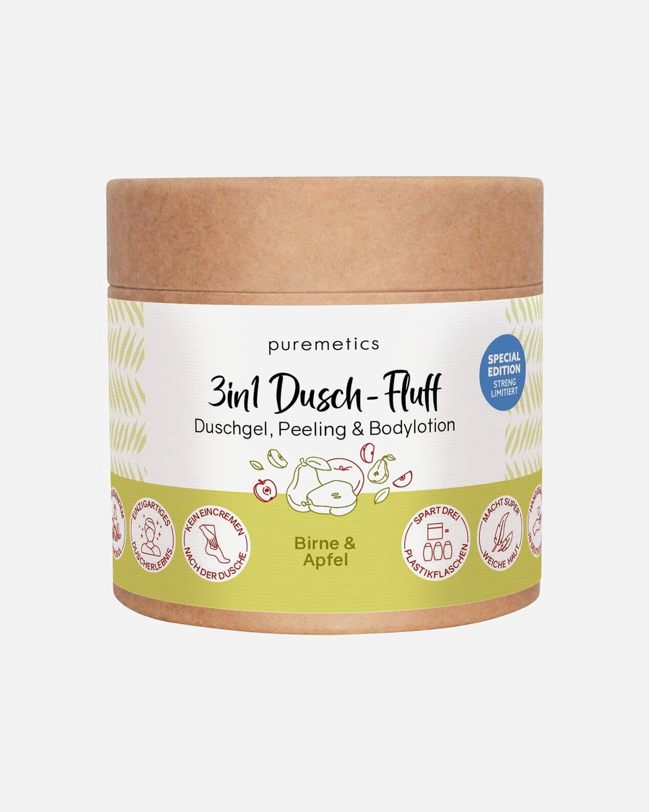 Douchegel voor UnisexpuremeticsDouche Fluff Peer & Appel250 g