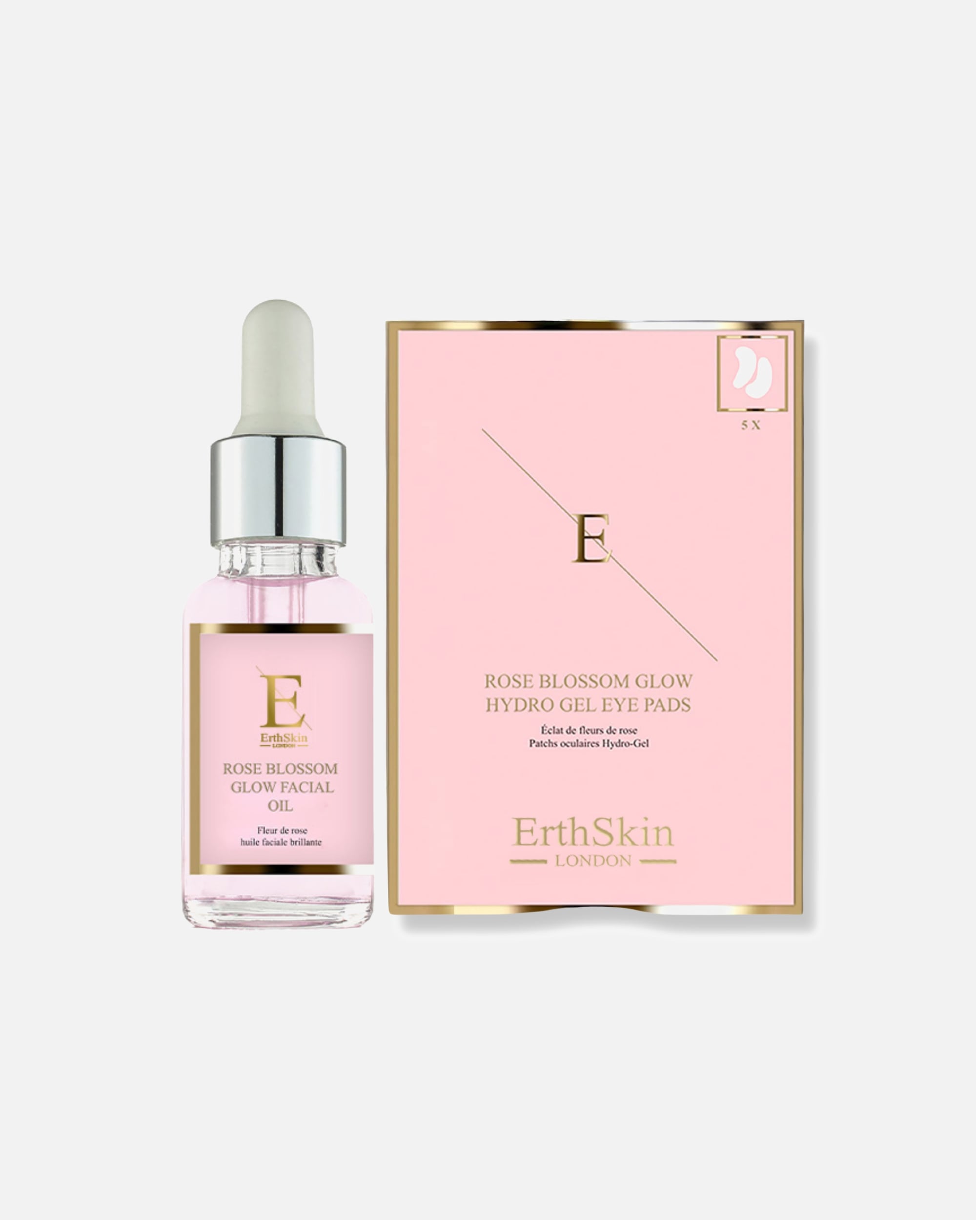 Coffret soin visage pour FemmeErthSkin LondonCoffret éclat pour les yeux aux pétales de rose1 pièce