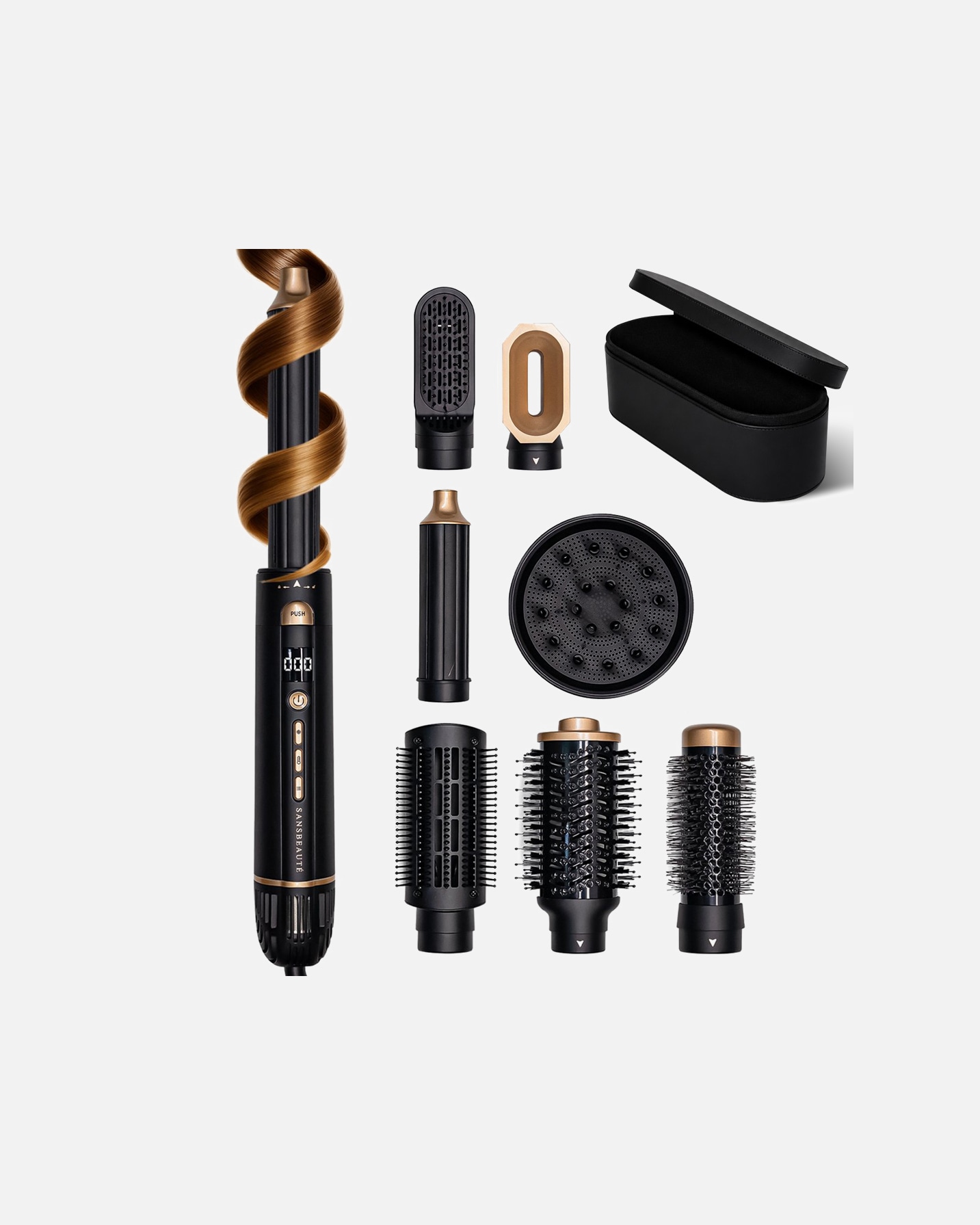 Multifunctioneel apparaat voor UnisexSansbeauteDefault Brand Line8 in 1 Airstyler met Opbergdoos - Multistyler1 Piece