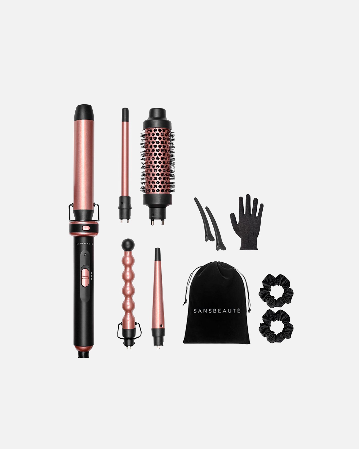 Multi-Styler pour UnisexeSansbeauteDefault Brand LineBrosse Thermique 5 en 1 38mm avec Accessoires1 Piece