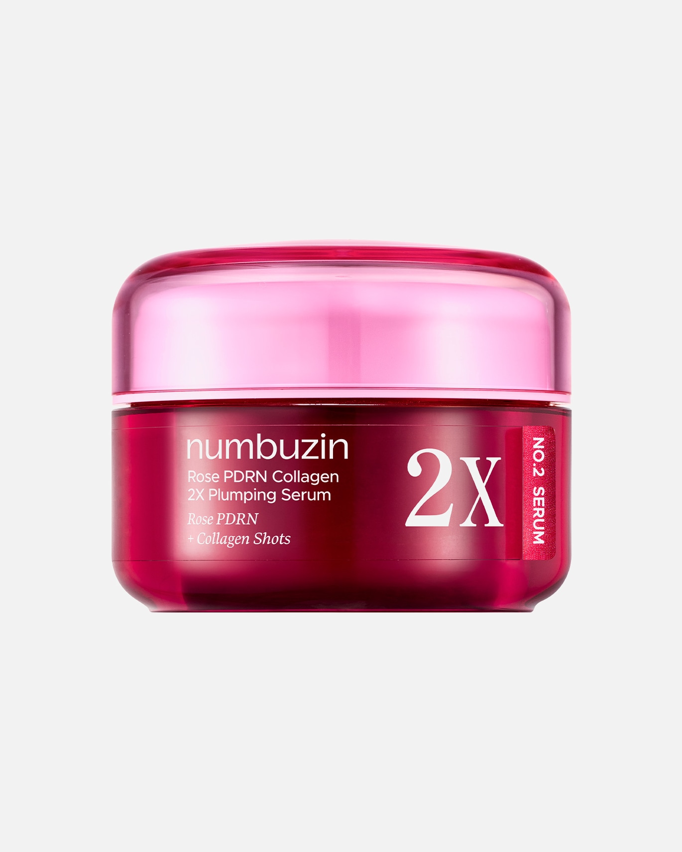 Sérum au collagène pour UnisexeNumbuzinNo.2 Rose PDRN Collagen 2X Plumping Serum30 ml