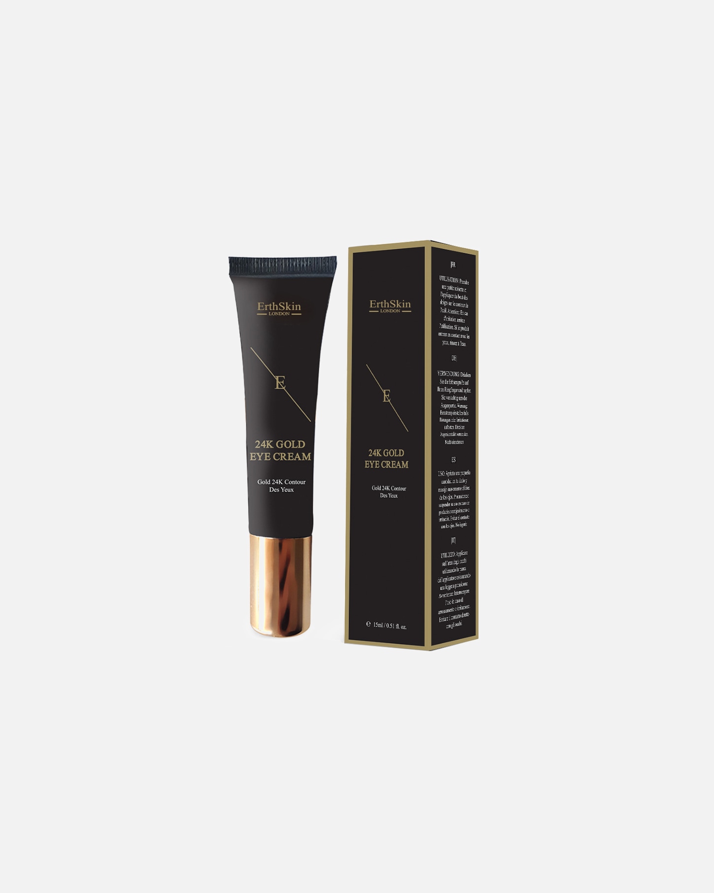 Oogcrème voor ErthSkin LondonOogcrème 24 karaat goud15 ml