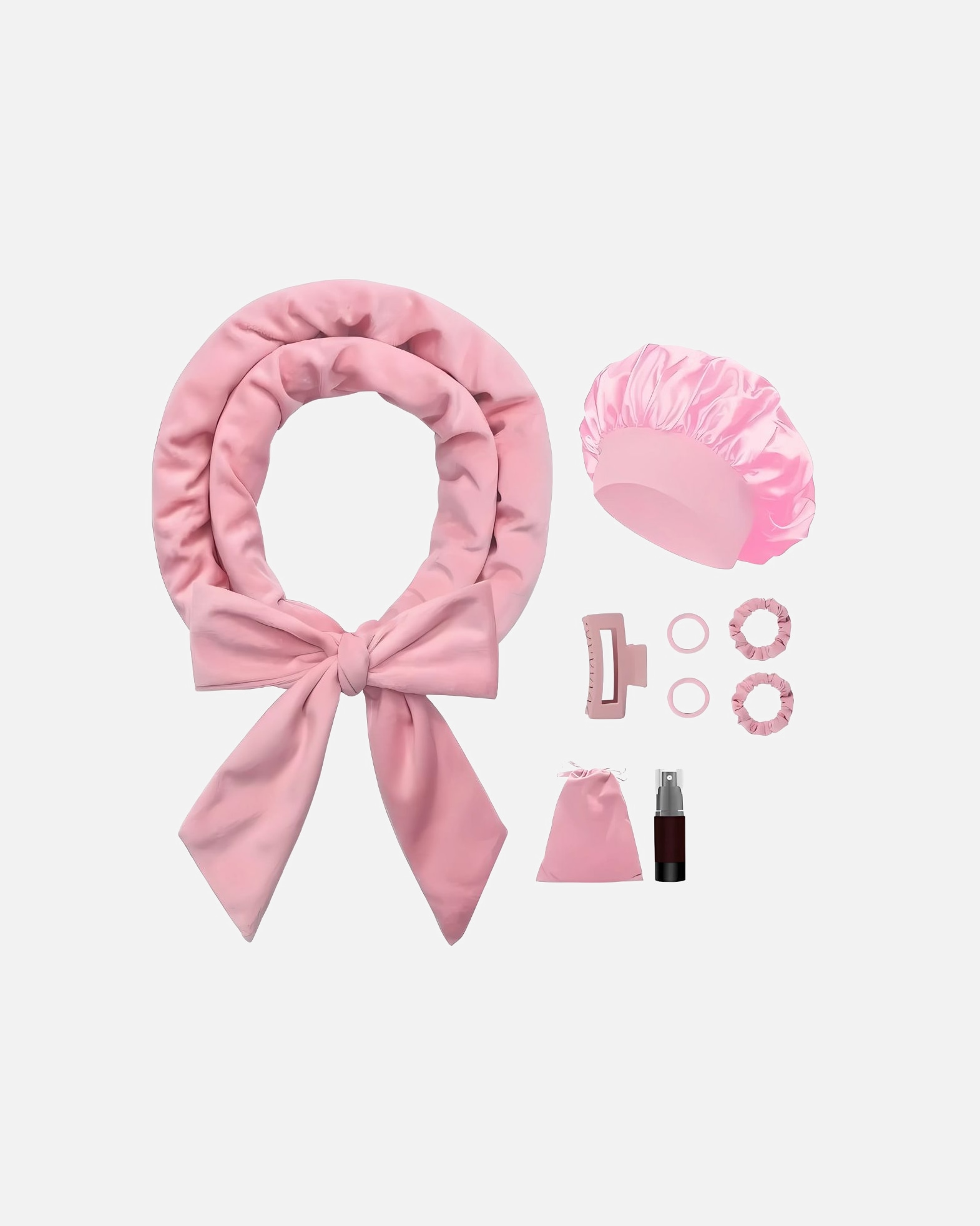 Haarrollers voor UnisexHeatless Curler SetRose